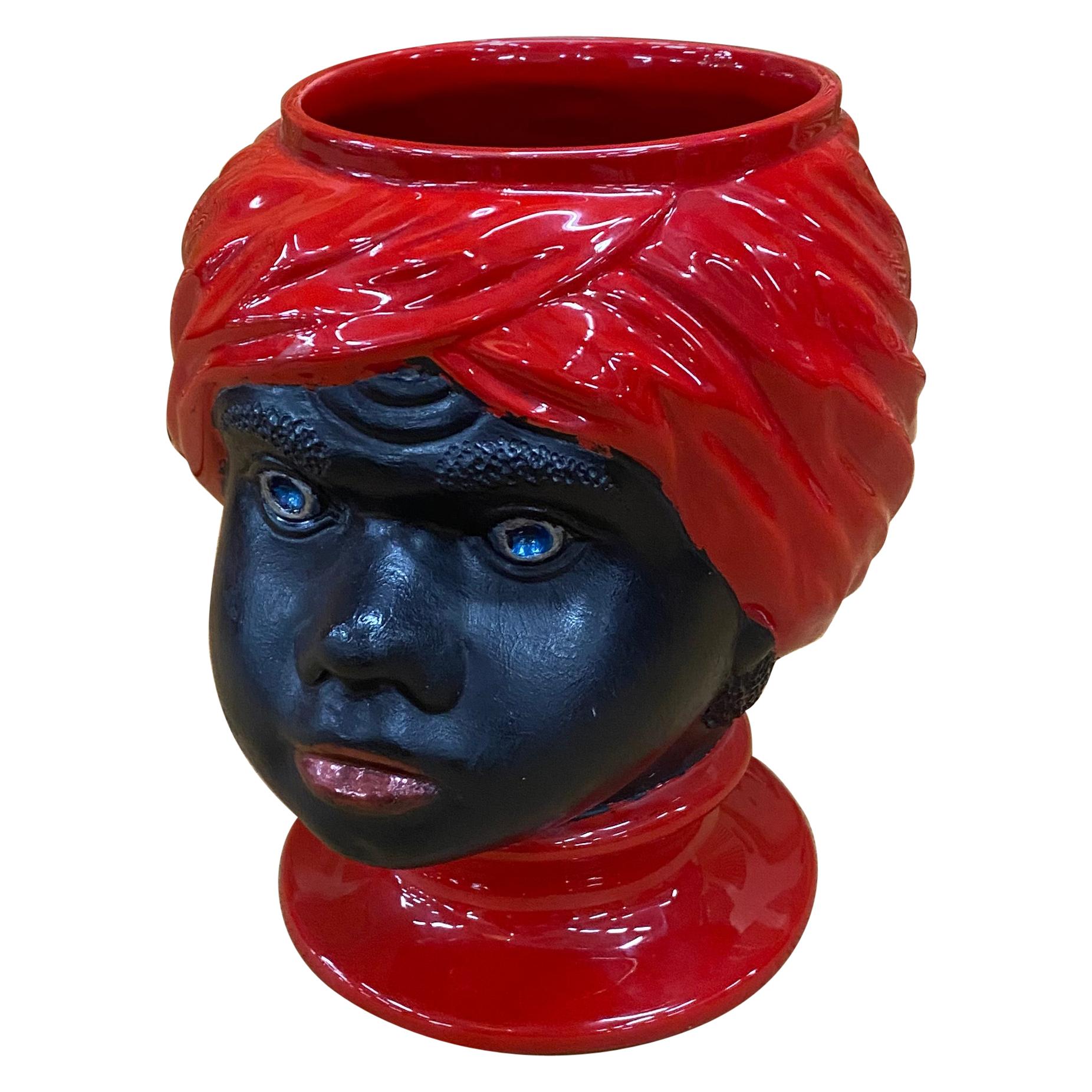 Piero Fornasetti, Ceramic Head Vase, circa 1960
