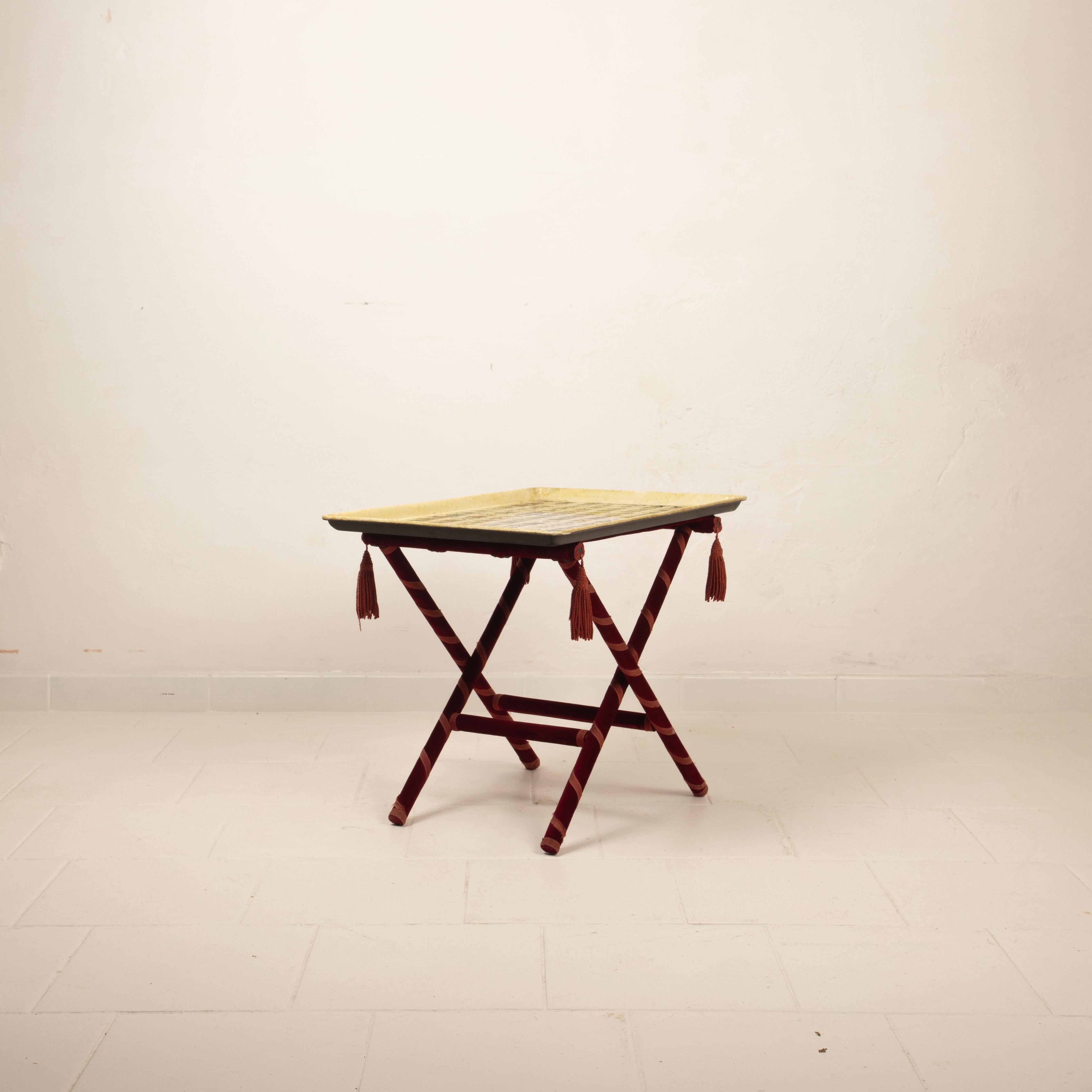 Table à plateau Araldiche de Piero Fornasetti, 1950 4