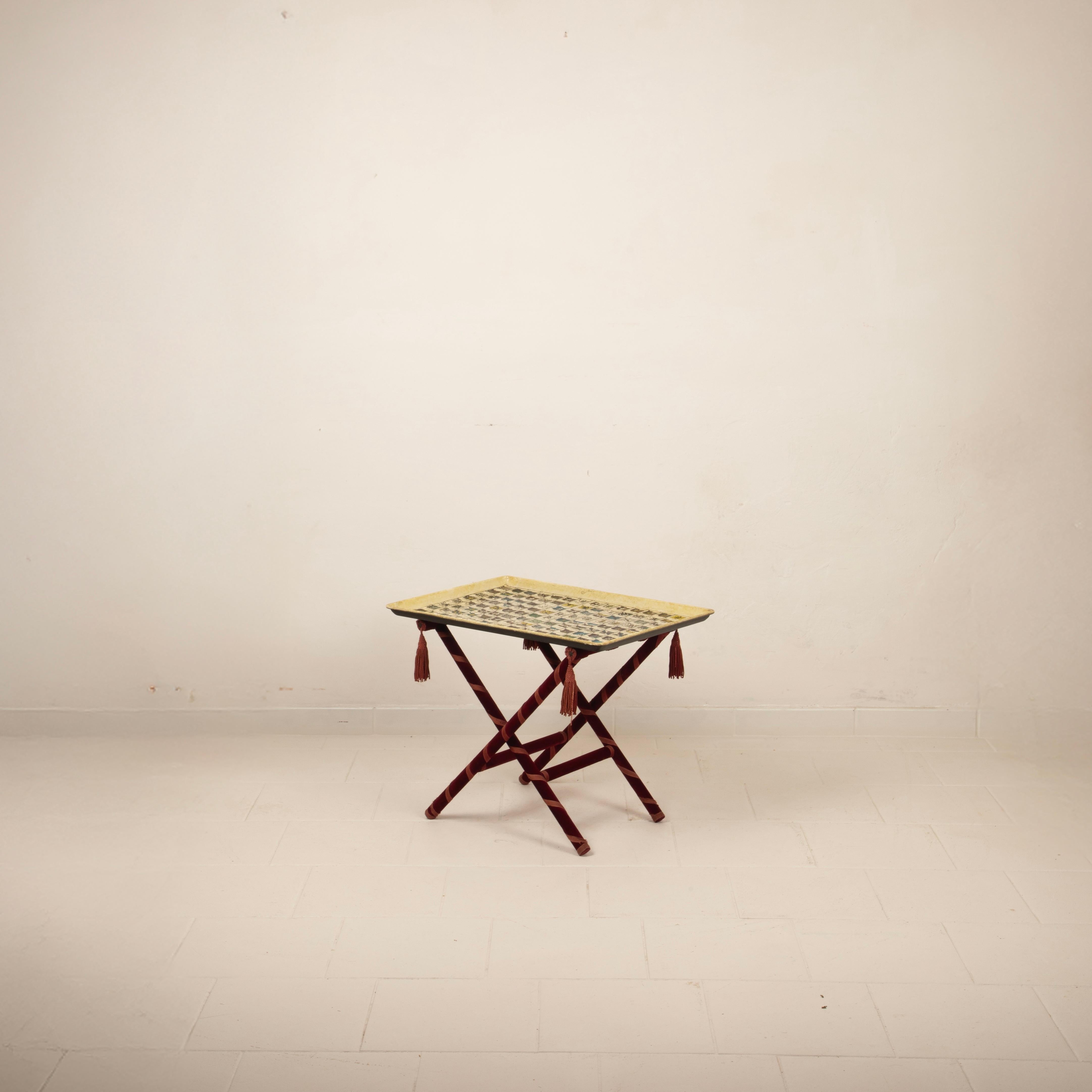 Table à plateau Araldiche de Piero Fornasetti, 1950 8