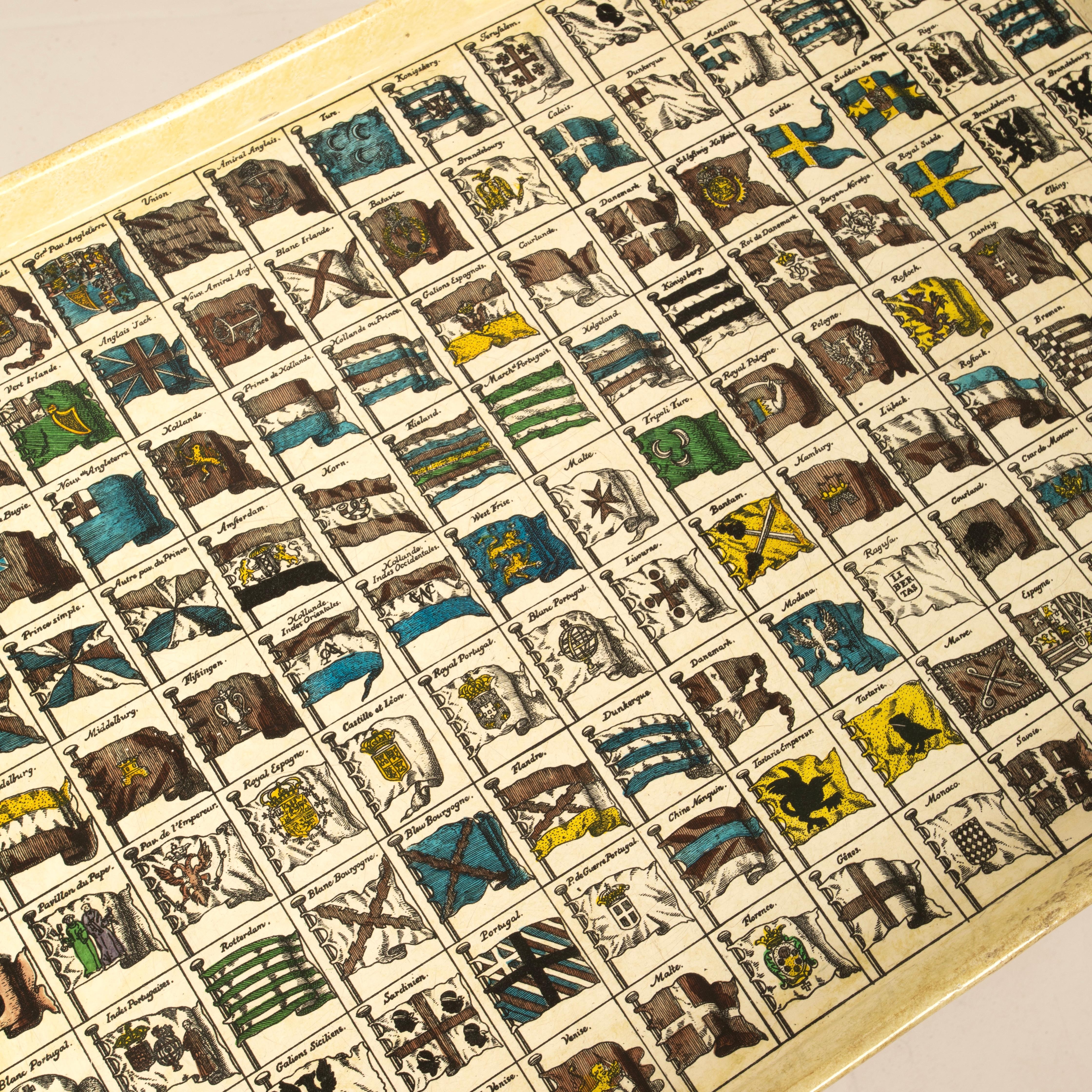 Table à plateau Araldiche de Piero Fornasetti, 1950 2