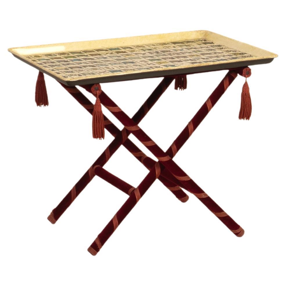 Piero Fornasetti Araldiche Tray Table, 1950