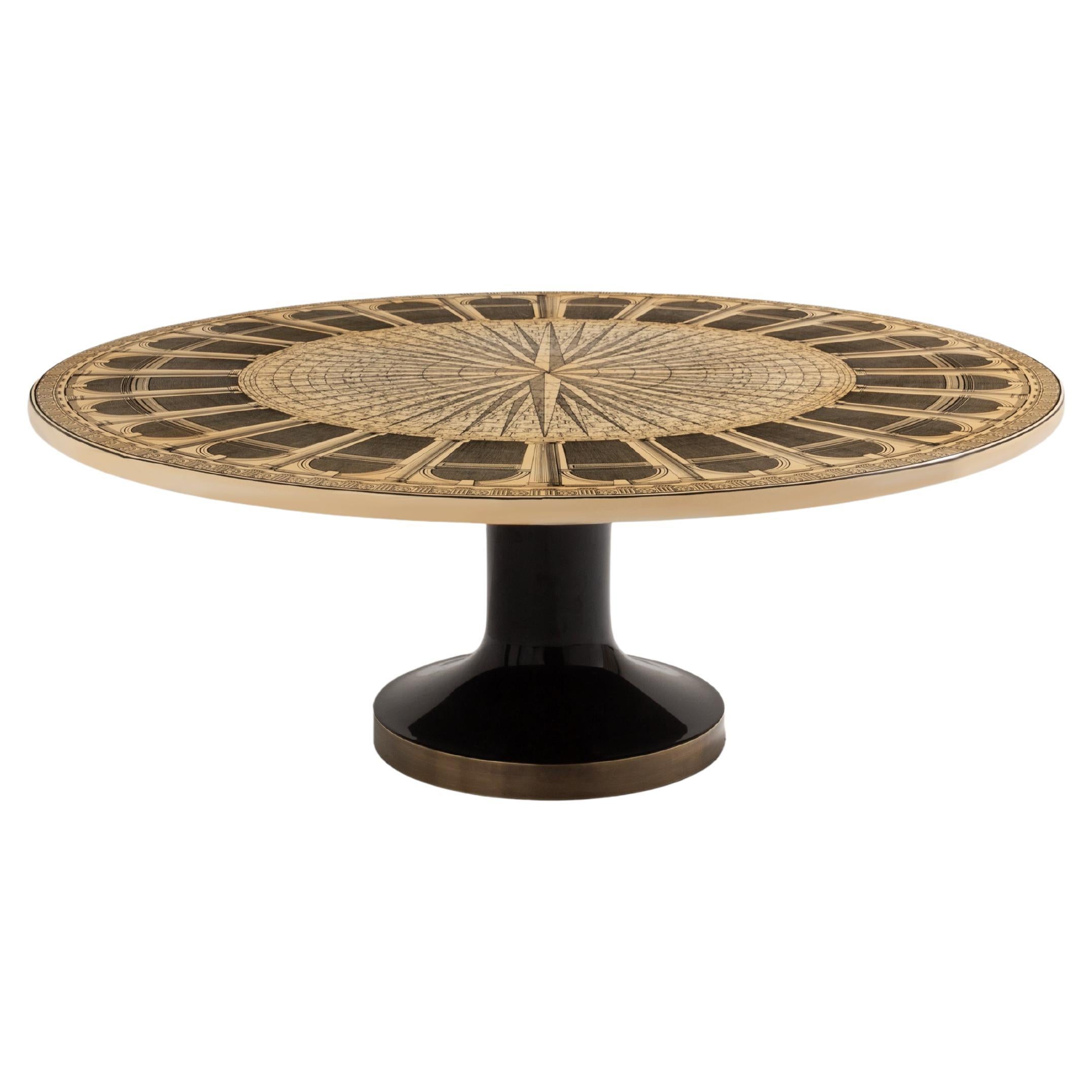 Mesa de centro Piero Fornasetti Architettura 1960 en venta