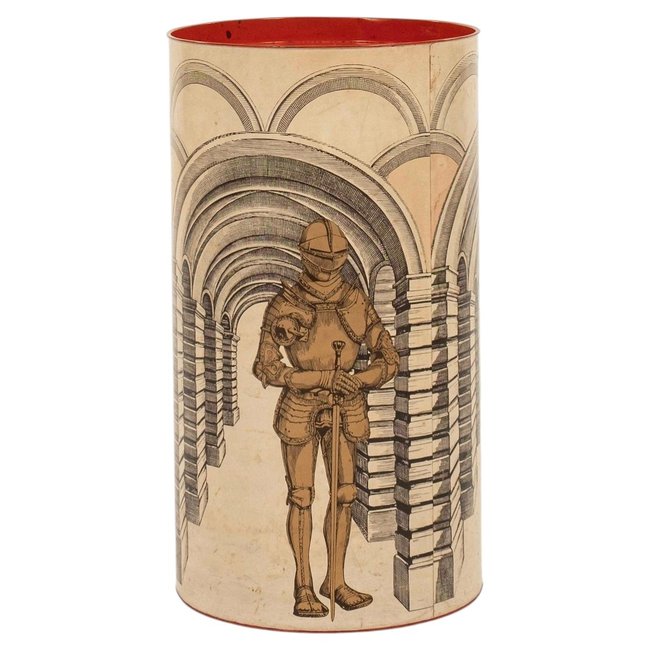 Architettura con Armatura Lidded Wastepaper Basket, circa 1960