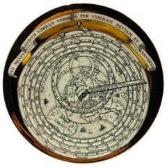 Vintage Piero Fornasetti Astrolabe Plate, Italy, 1965