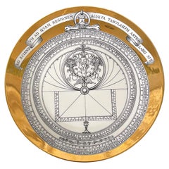 Piero Fornasetti Astrolabe Porcelain Plate, 1967