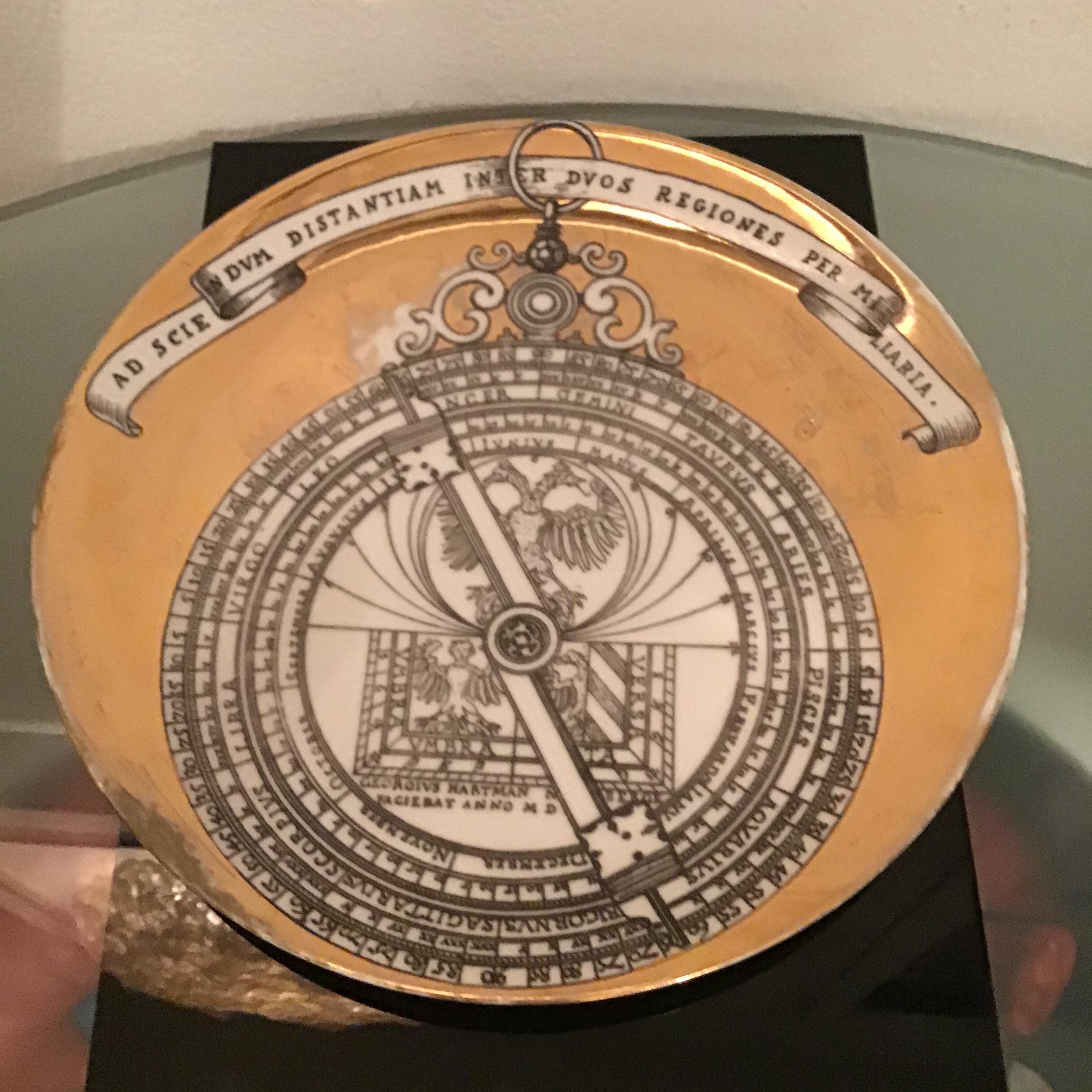 Assiette Astrolabio de Piero Fornasetti 1955, Italie en vente 7