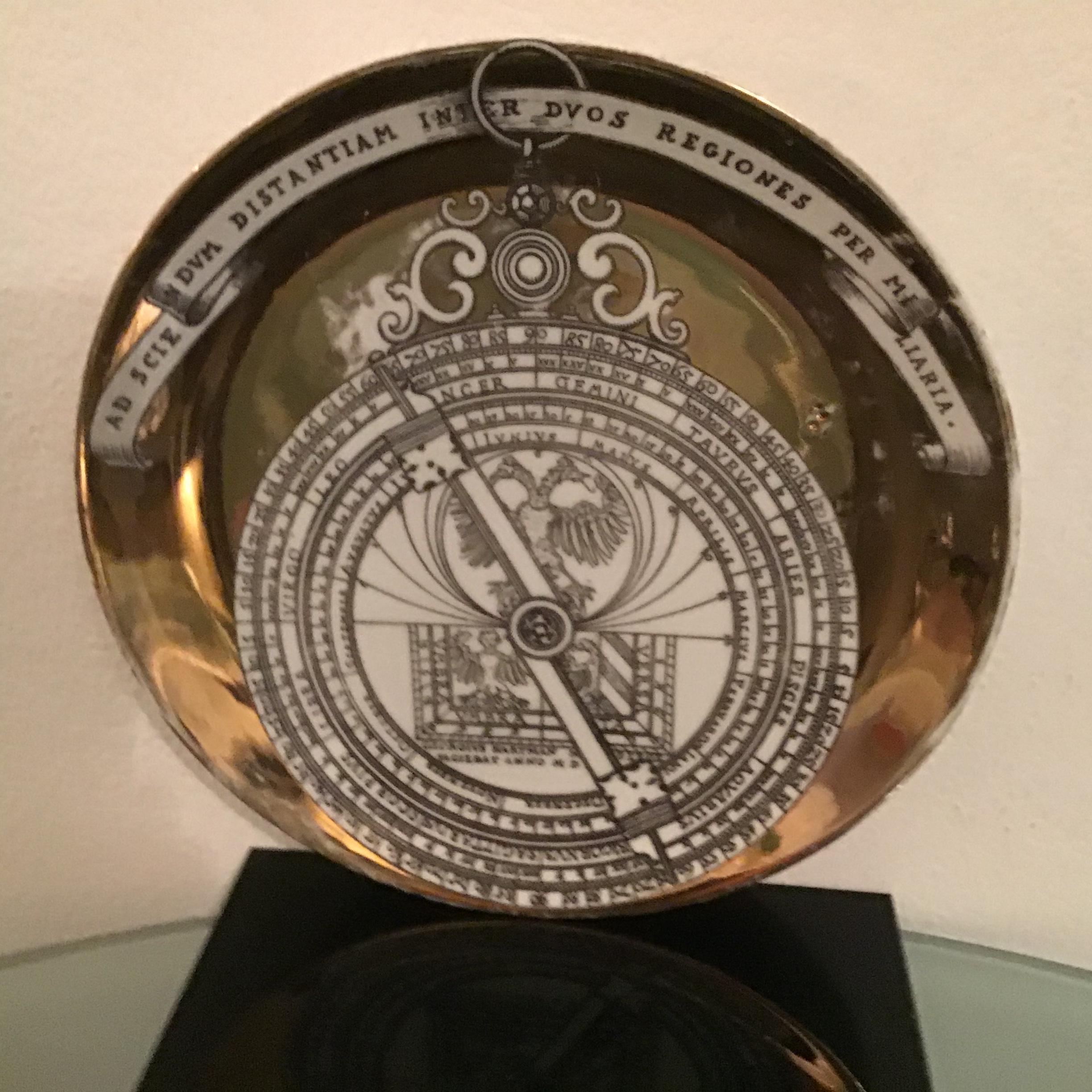 Assiette Astrolabio de Piero Fornasetti 1955, Italie en vente 1