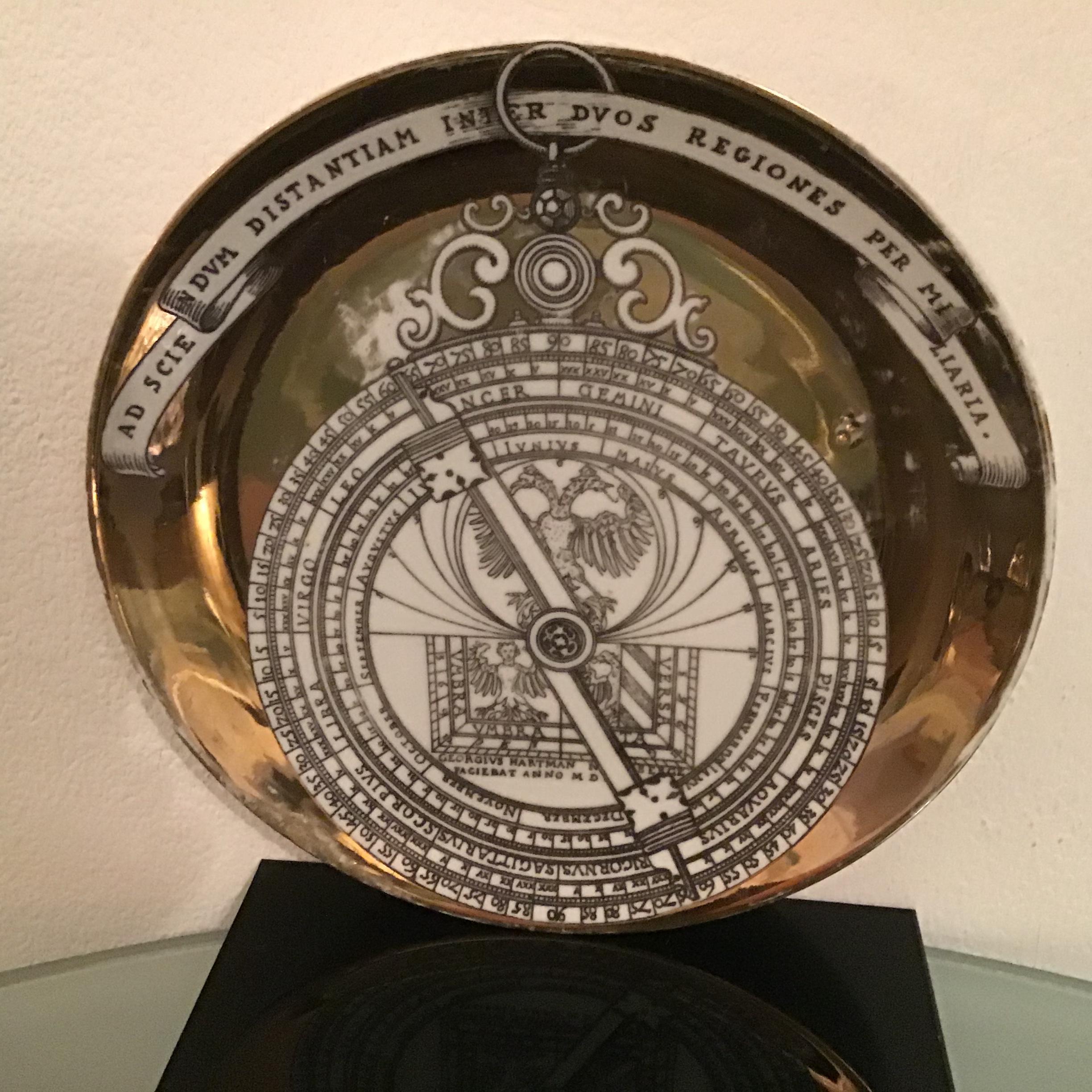 Assiette Astrolabio de Piero Fornasetti 1955, Italie en vente 2