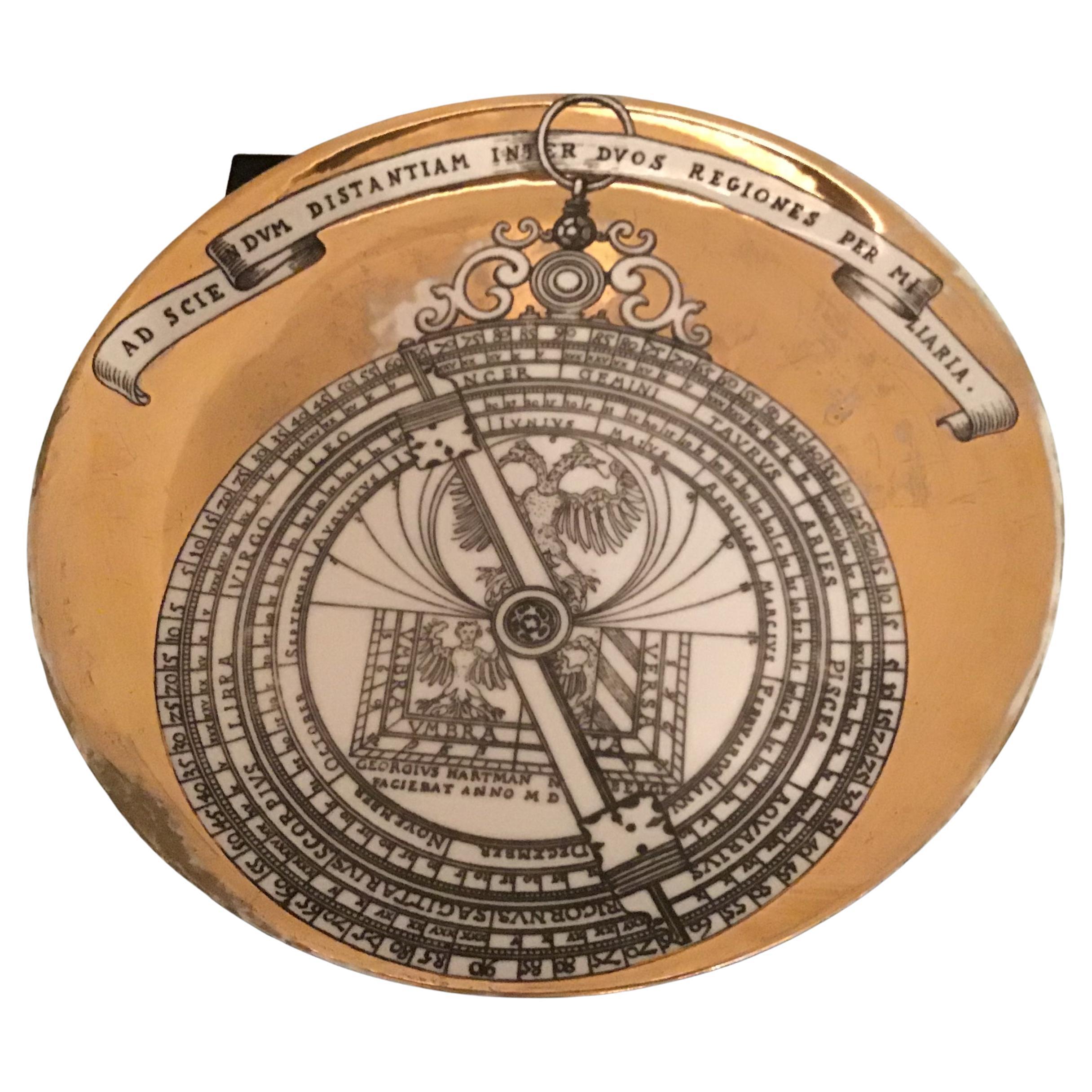 Assiette Astrolabio de Piero Fornasetti 1955, Italie en vente
