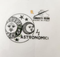 Piero Fornasetti Porcelain Astronomici Plate,  #4 in Series