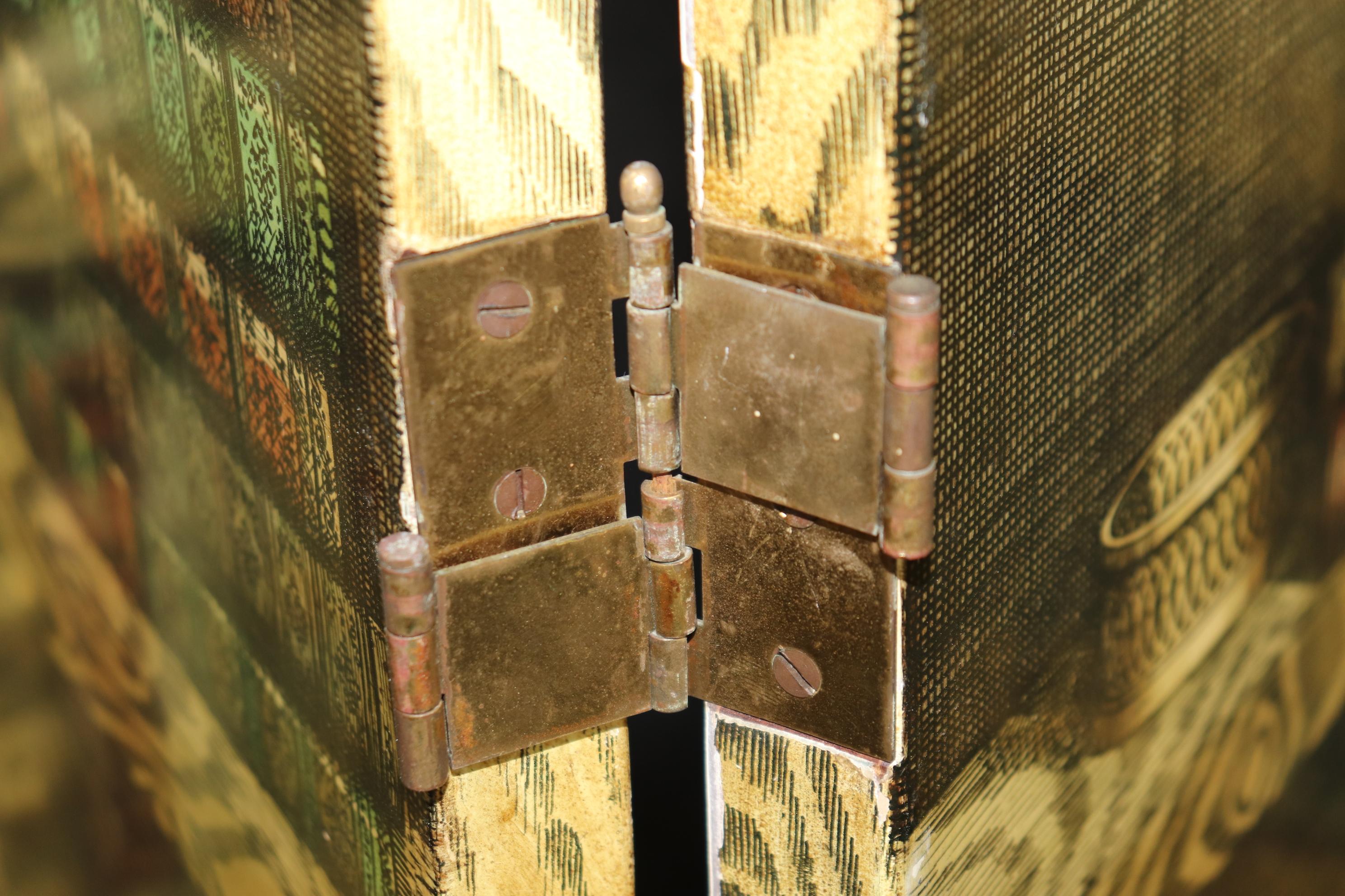 Neoclassical Revival Piero Fornasetti Attributed 4 Panel Monochrome and Polychrome Folding Screen