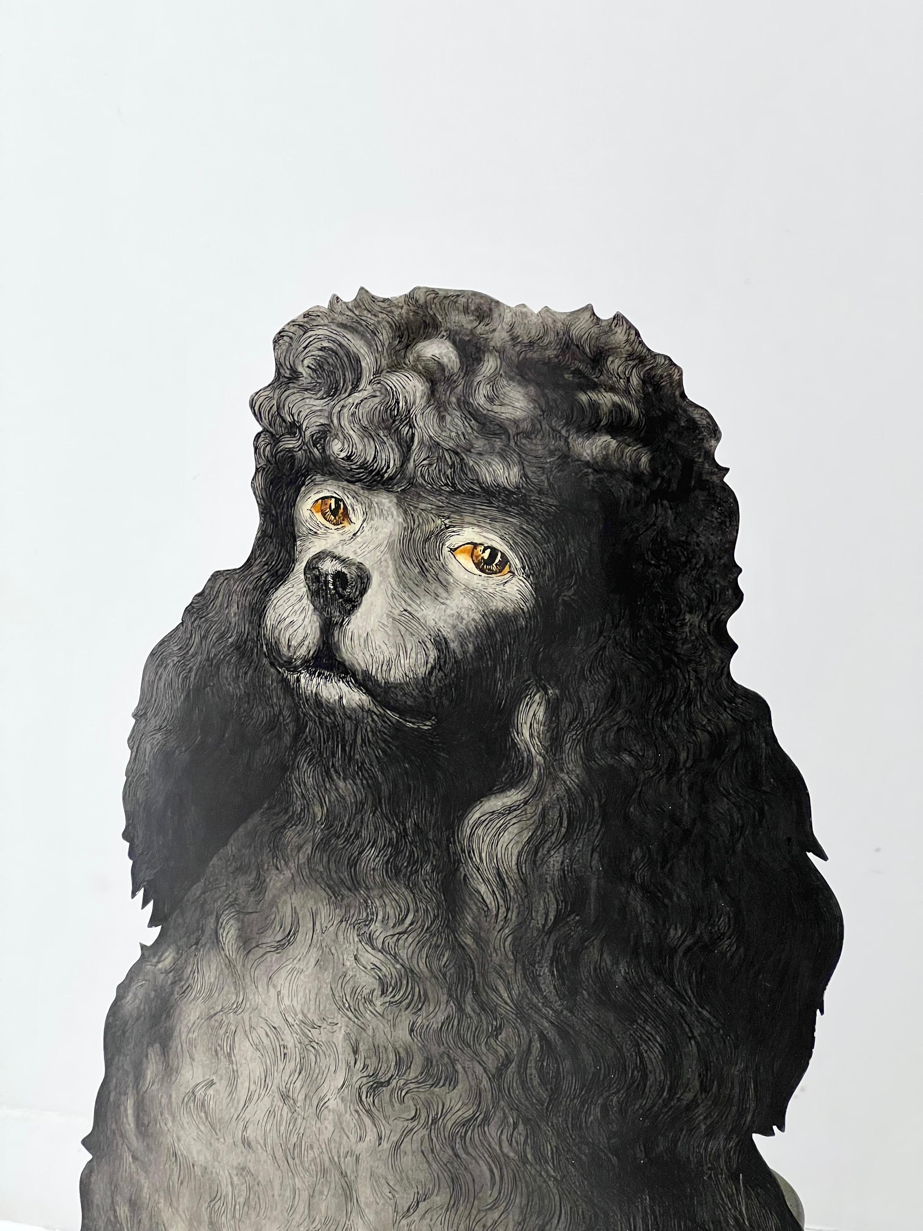 Mid-Century Modern Piero Fornasetti 'Barbone' Dog Umbrella Stand For Sale