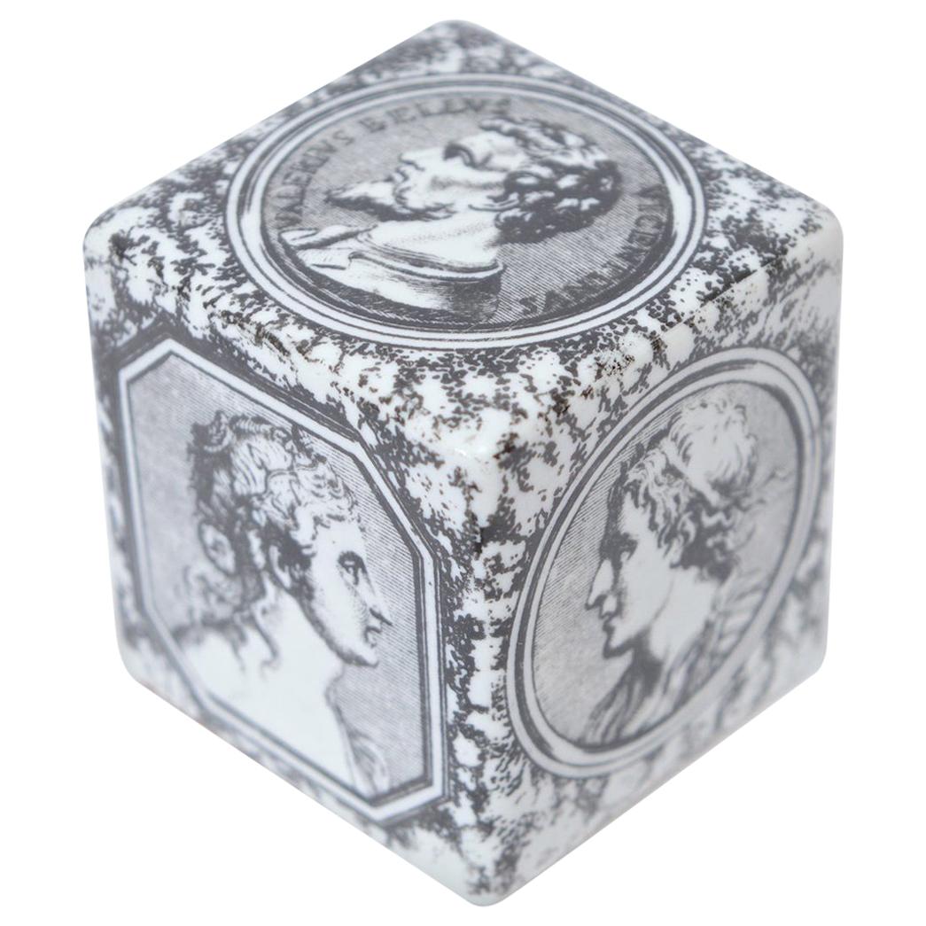 Piero Fornasetti Cammei Paperweight, circa 1950