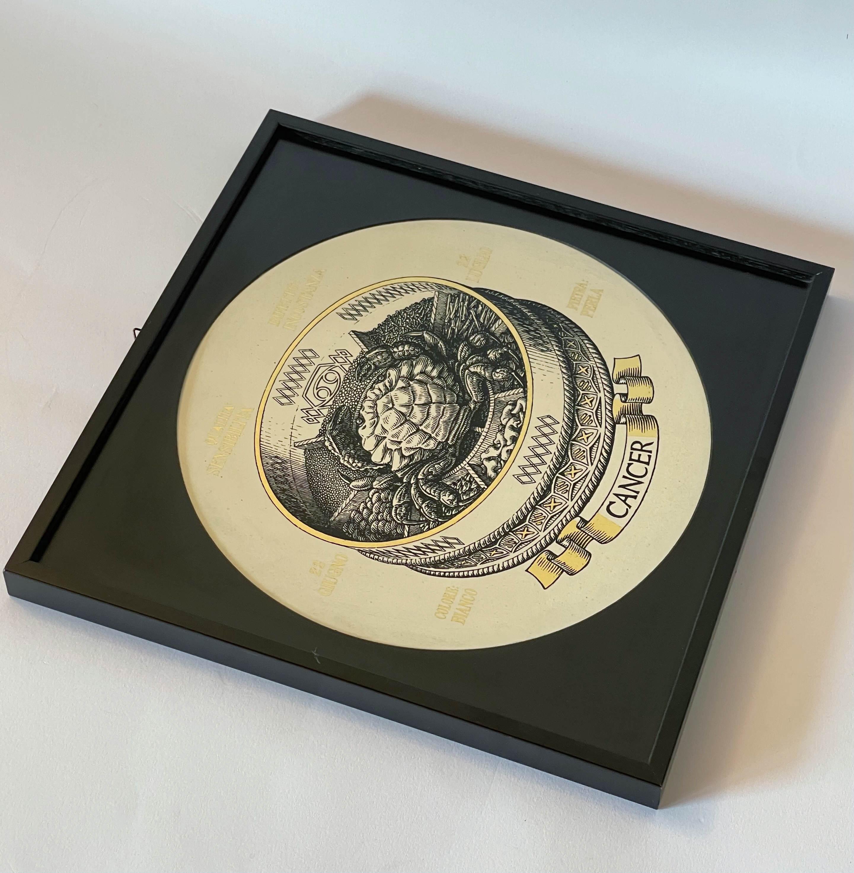 Italian FORNASETTI Zodiac Cancer Print For Sale