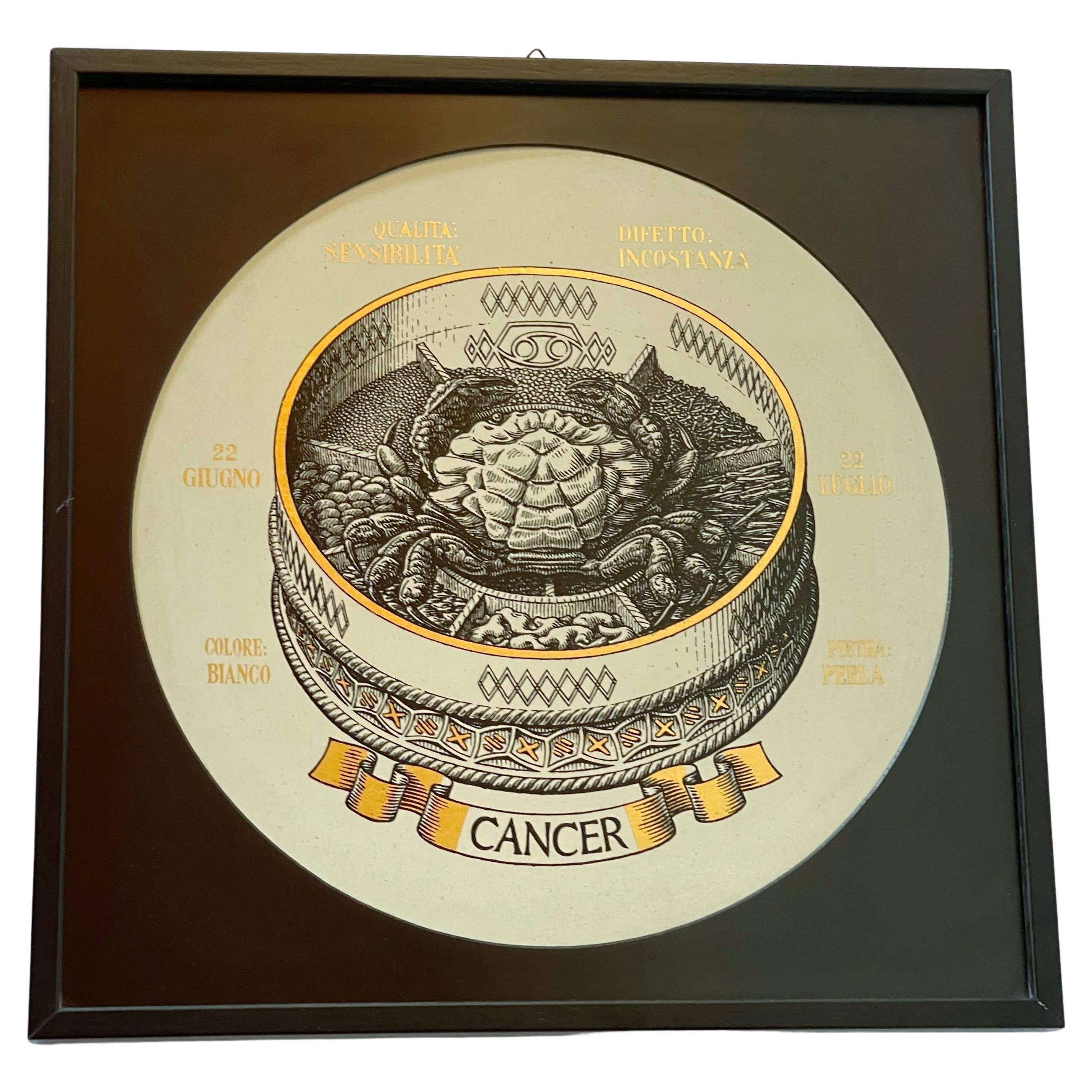 FORNASETTI Zodiac Cancer Print