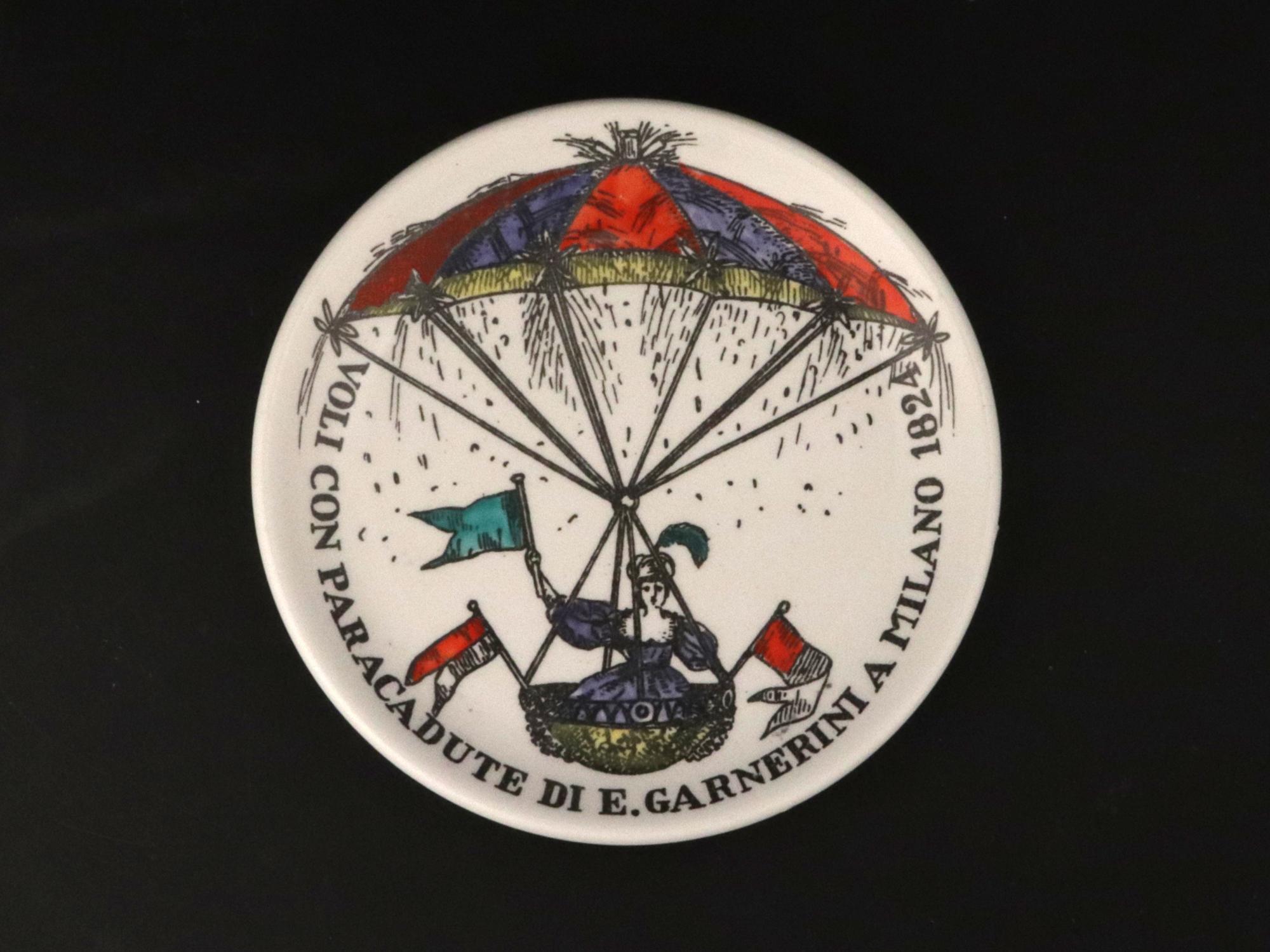 Piero Fornasetti, montgolfière en céramique à motif Palloni - Ensemble complet en vente 4