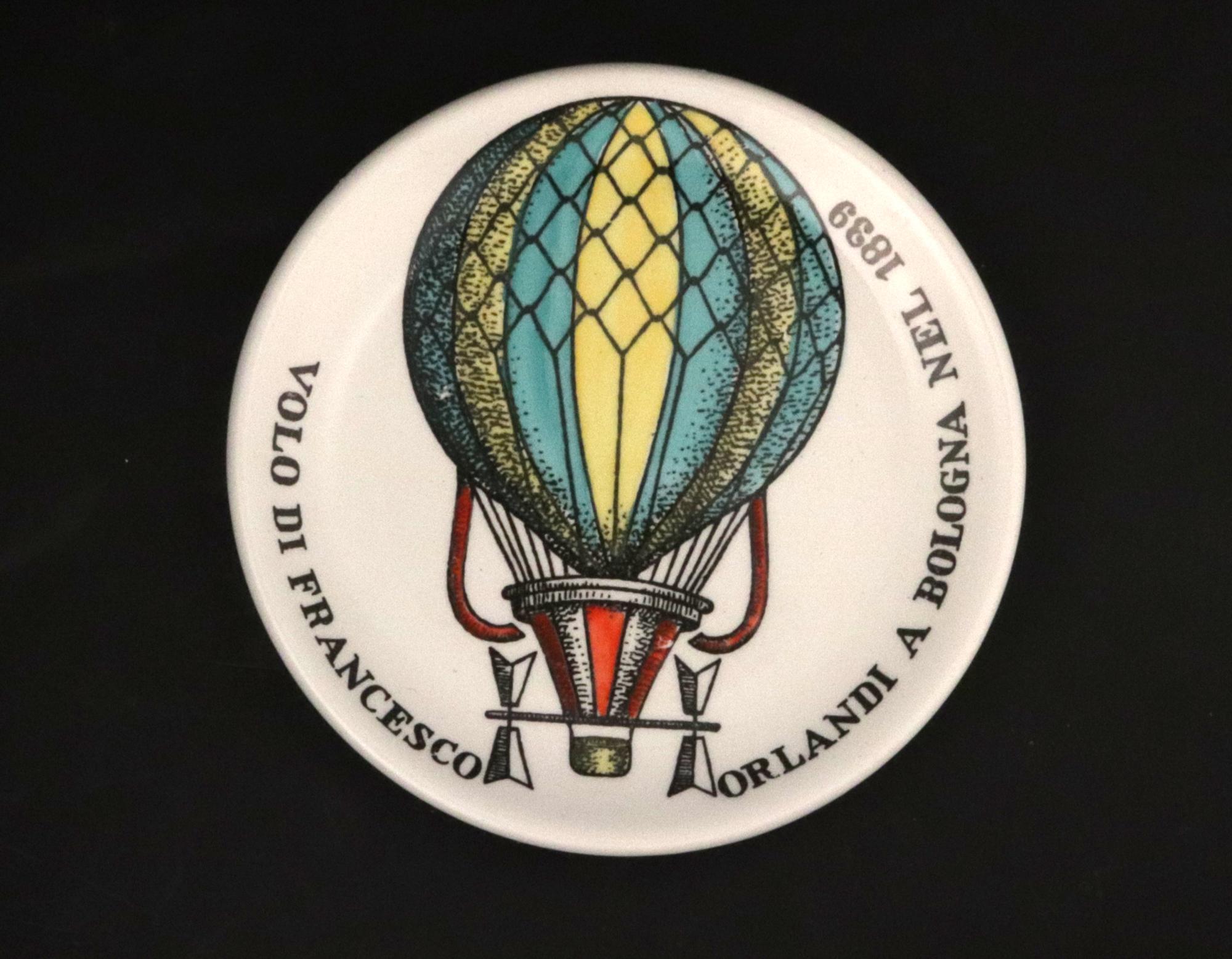 Piero Fornasetti, montgolfière en céramique à motif Palloni - Ensemble complet en vente 2