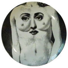Piero Fornasetti "Cortili" Porcelain Plate