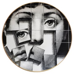 Piero Fornasetti Cubist Rosenthal Plate, Motiv 33, Themes & Variation