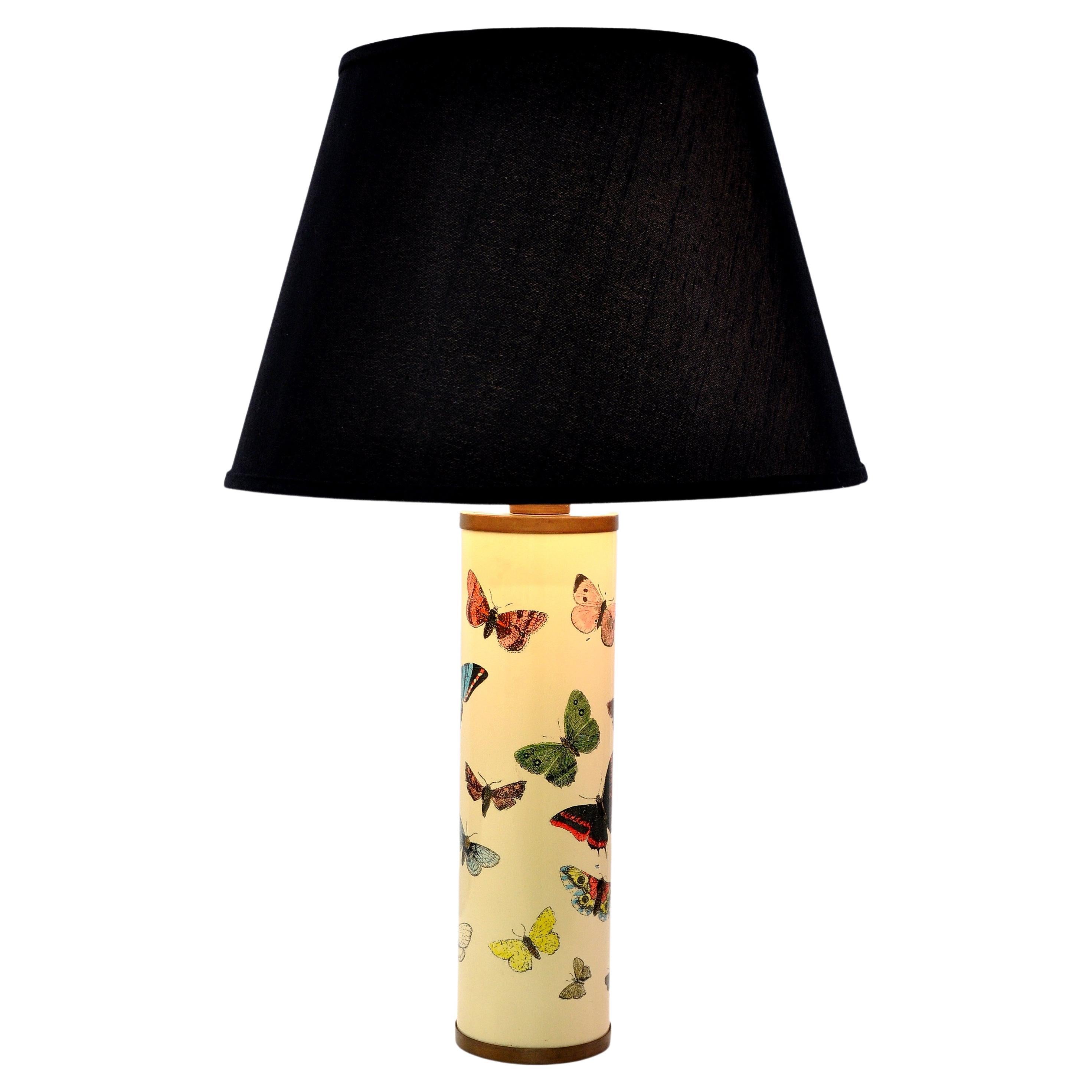 Piero Fornasetti Farfalle Butterfly Table Lamp For Sale 3