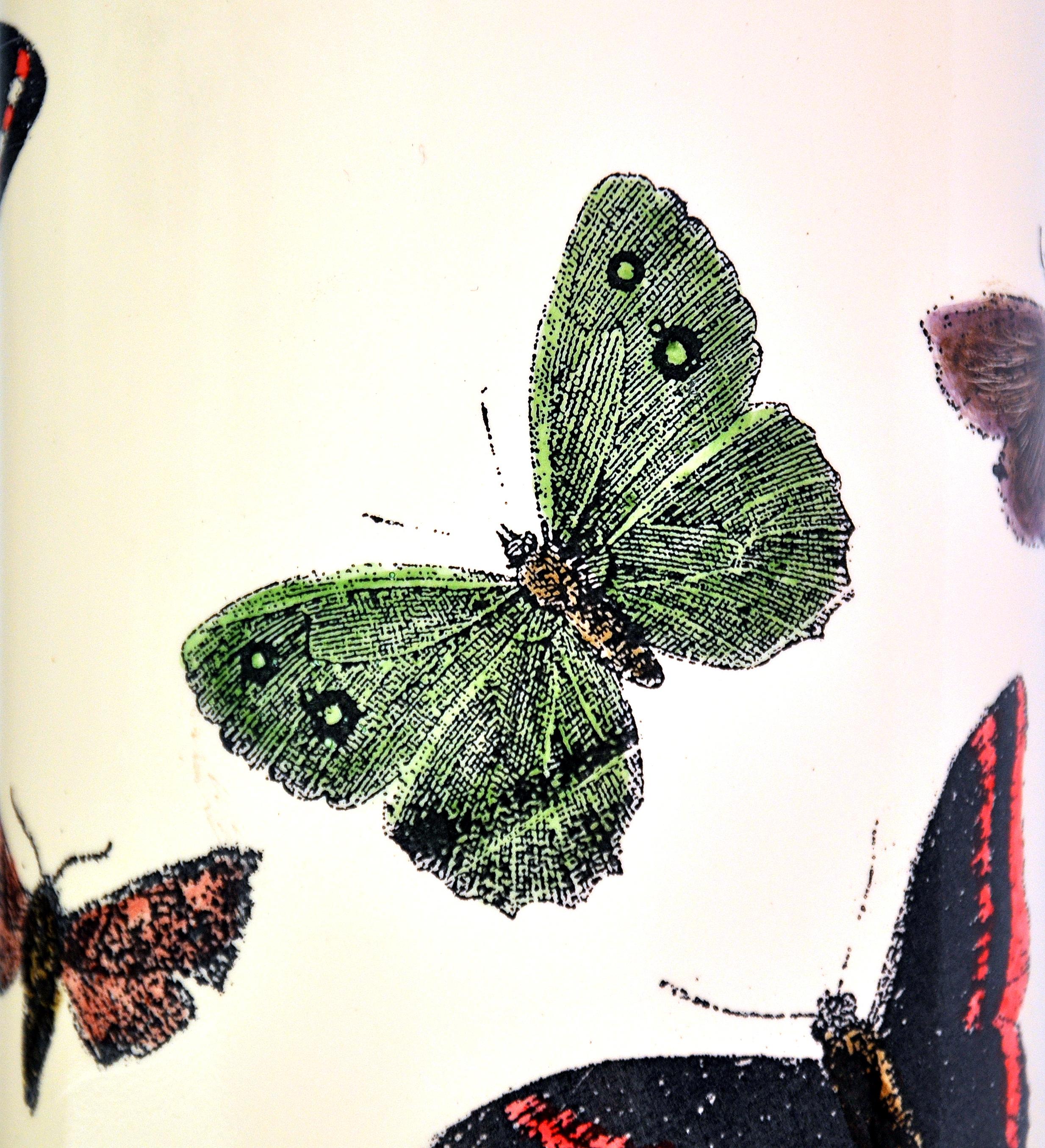 Italian Piero Fornasetti Farfalle Butterfly Table Lamp For Sale