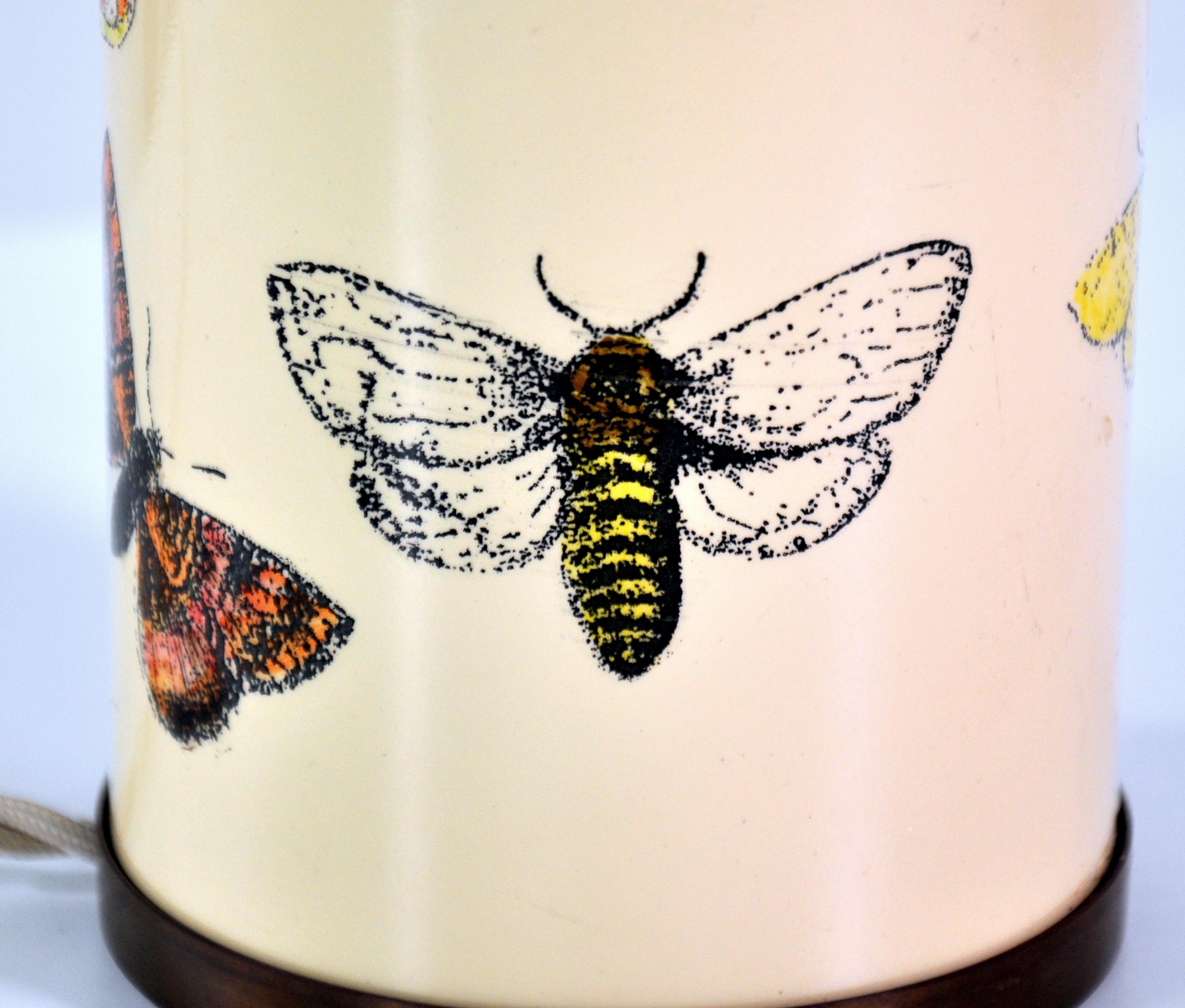 Piero Fornasetti Farfalle Butterfly Table Lamp In Good Condition For Sale In Miami, FL