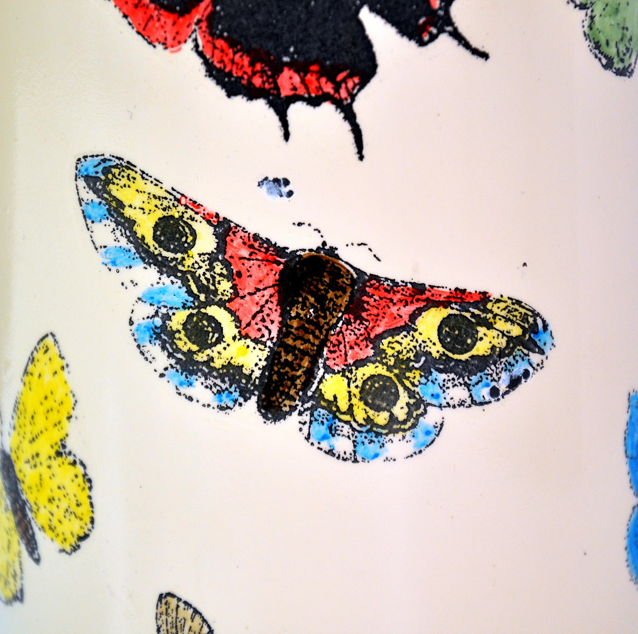 Farfalle-Schmetterlings-Tischlampe von Piero Fornasetti (20. Jahrhundert) im Angebot