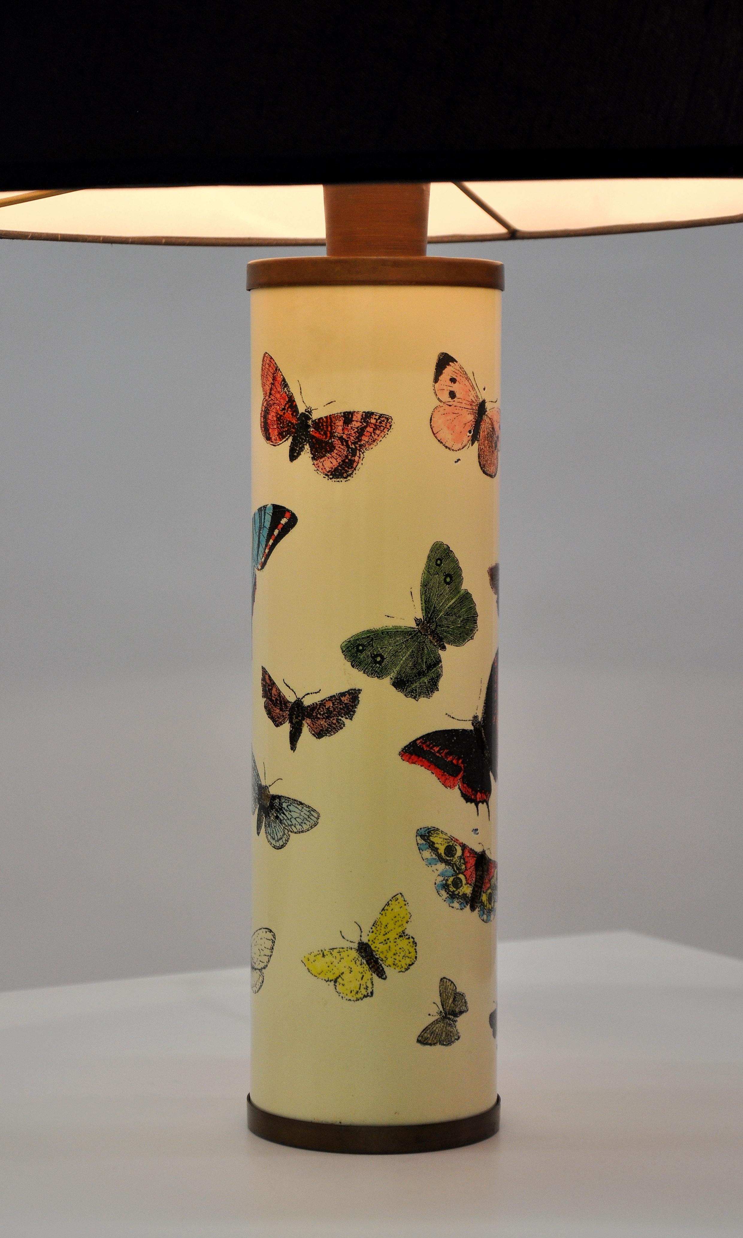 Piero Fornasetti Farfalle Butterfly Table Lamp For Sale 2