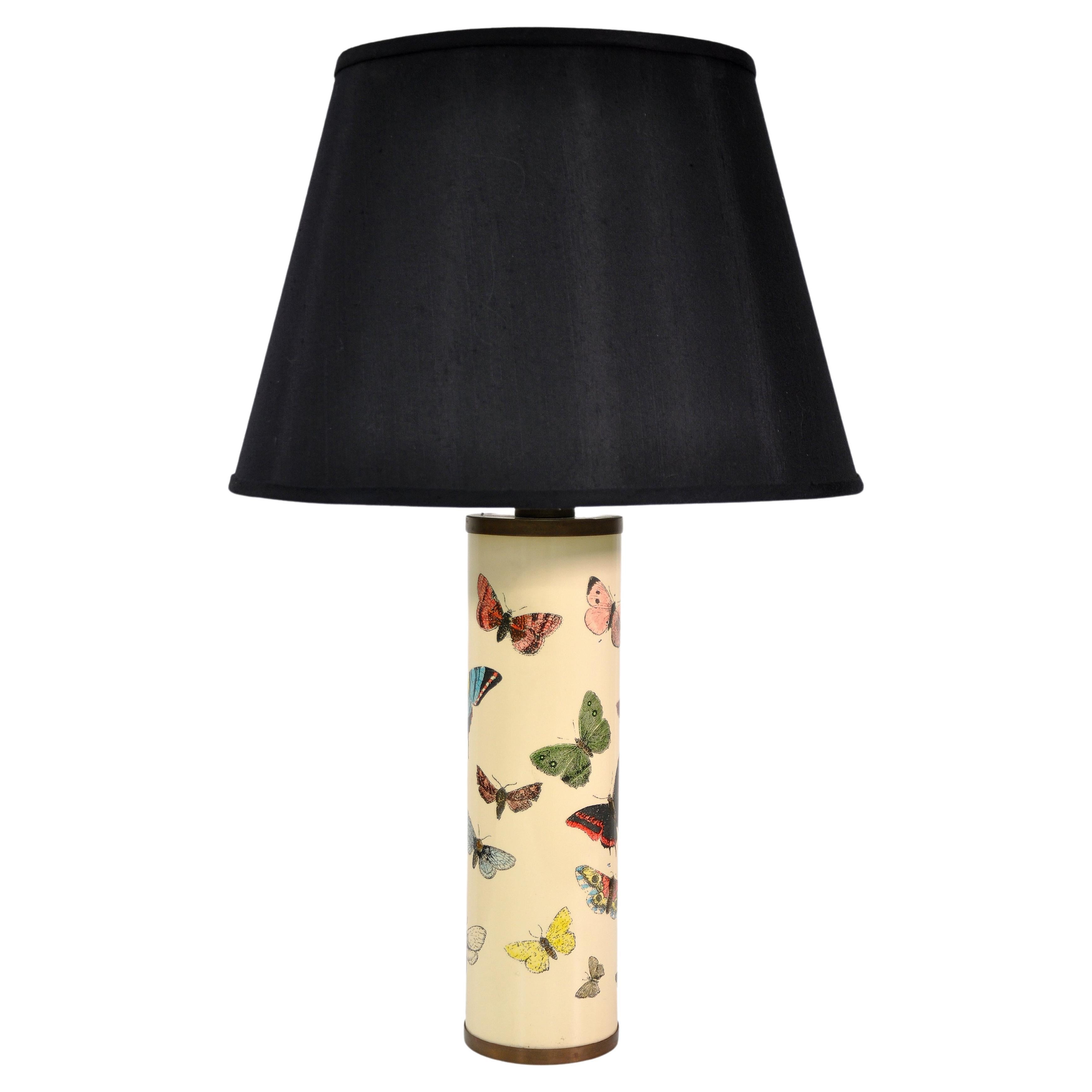 Piero Fornasetti Farfalle Butterfly Table Lamp For Sale