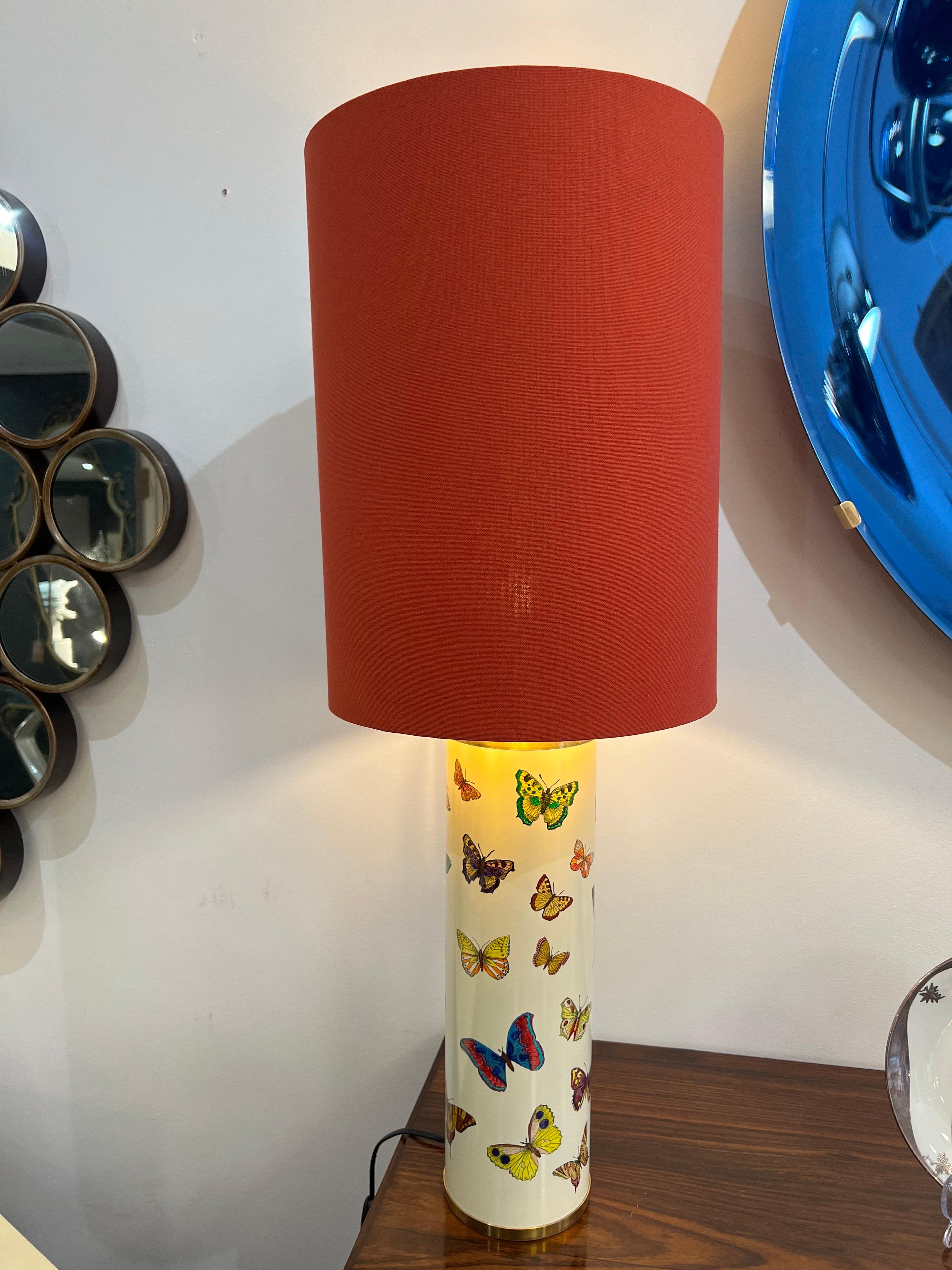 Piero Fornasetti Farfalle Table Lamp For Sale 2