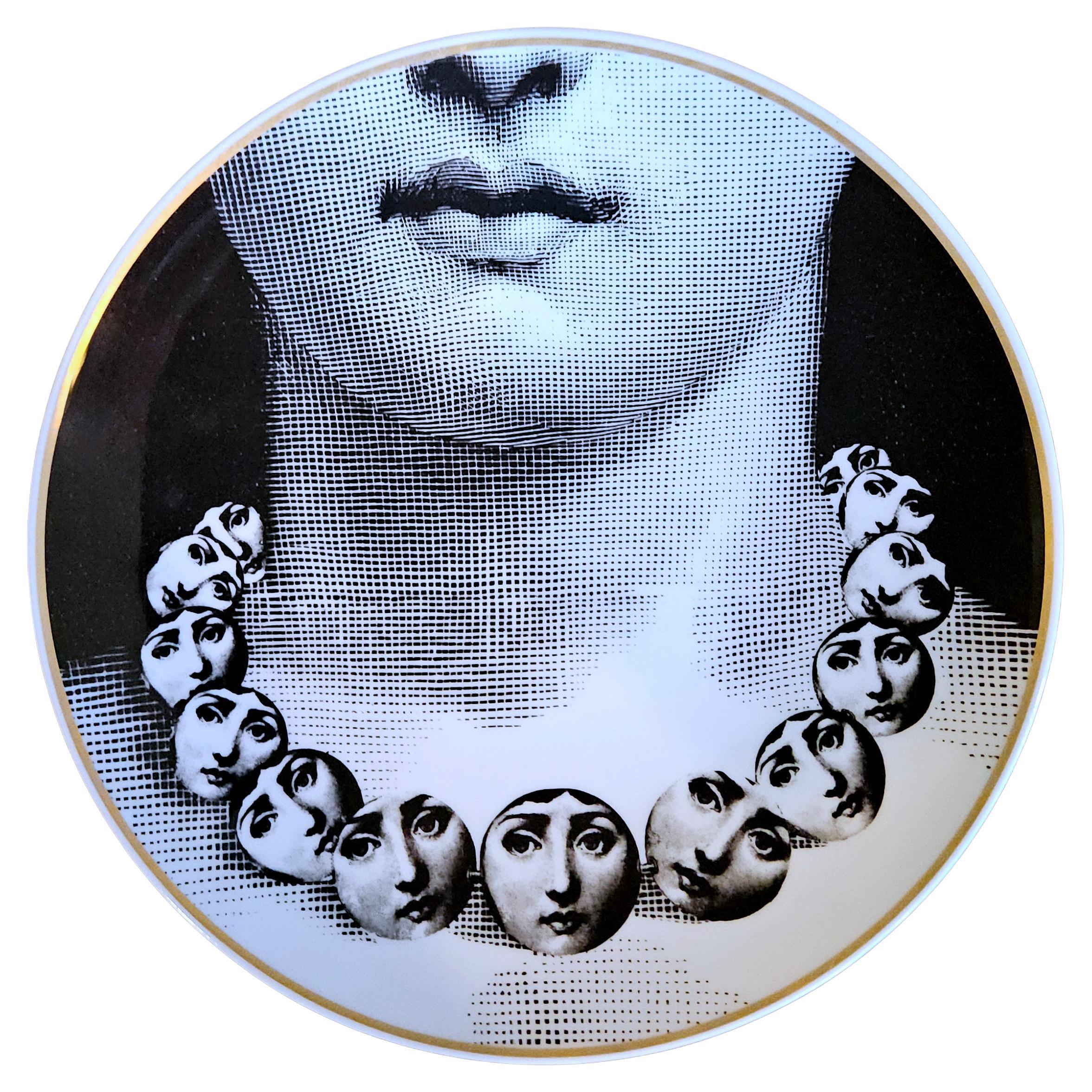 Piero Fornasetti for Rosenthal  "Tema e Variazioni" Plate, Motiv 16