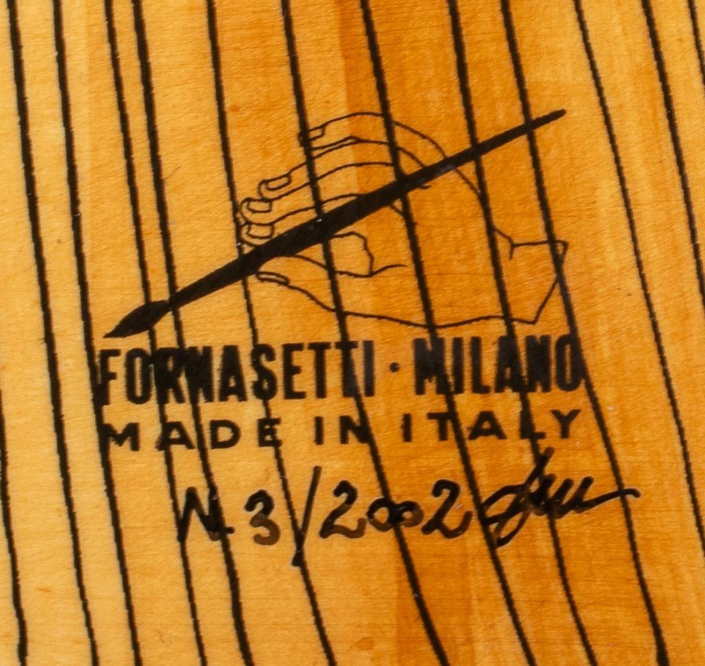 Piero Fornasetti Guitar Musicale Chairs, Pair 2