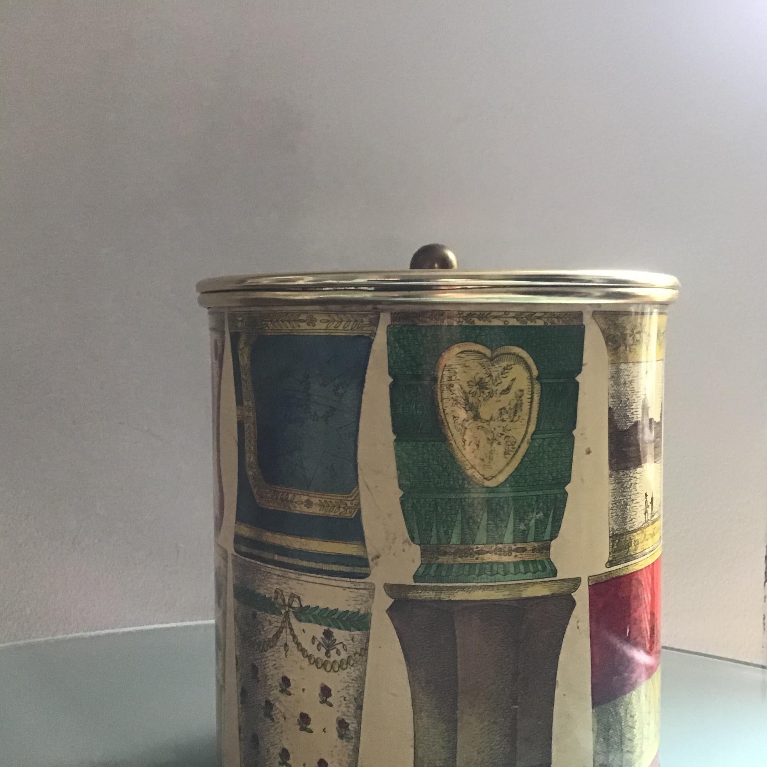 Italian Piero Fornasetti Hice Holder Brass Metal, 1955, Italy For Sale