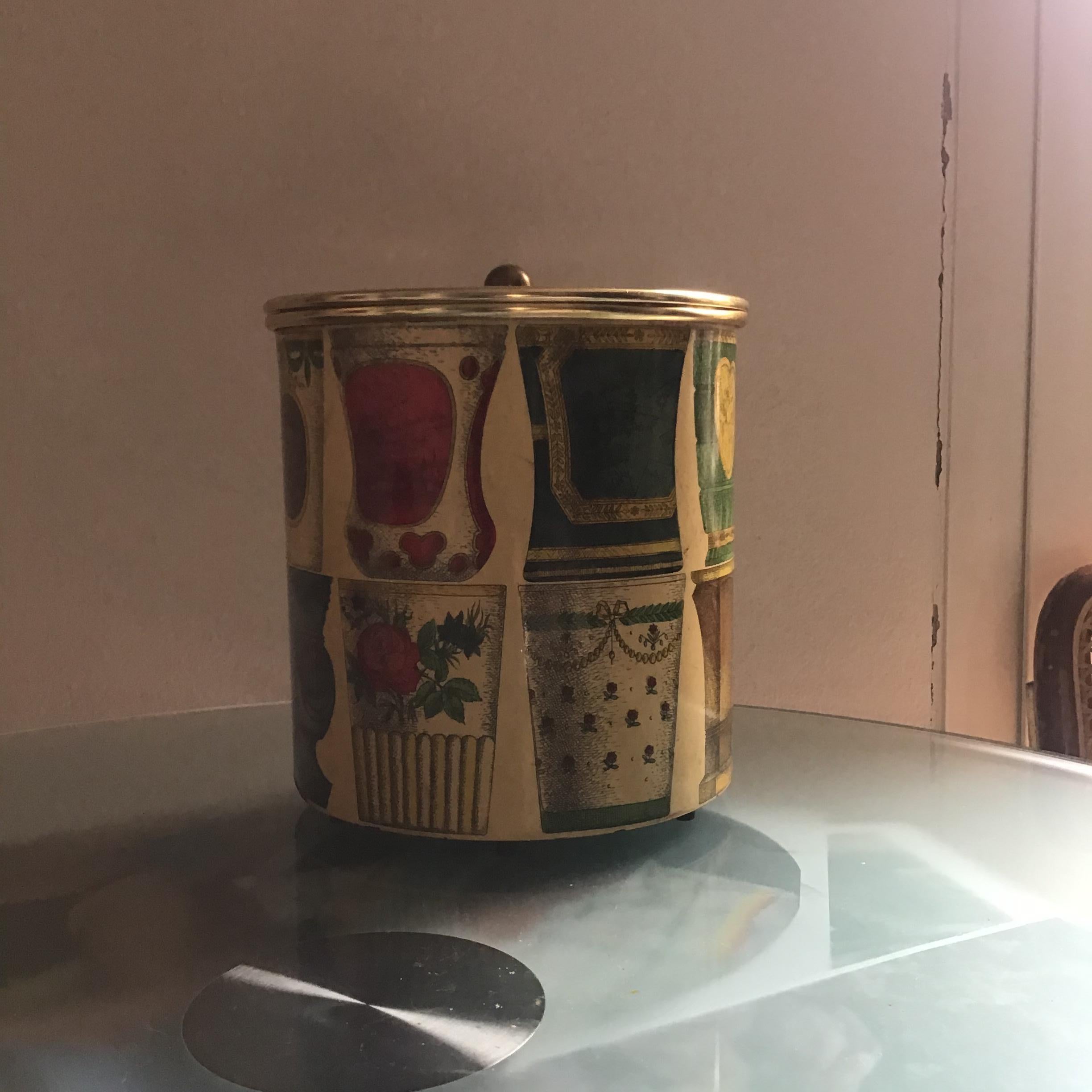 Piero Fornasetti Hice Holder Brass Metal, 1955, Italy For Sale 2