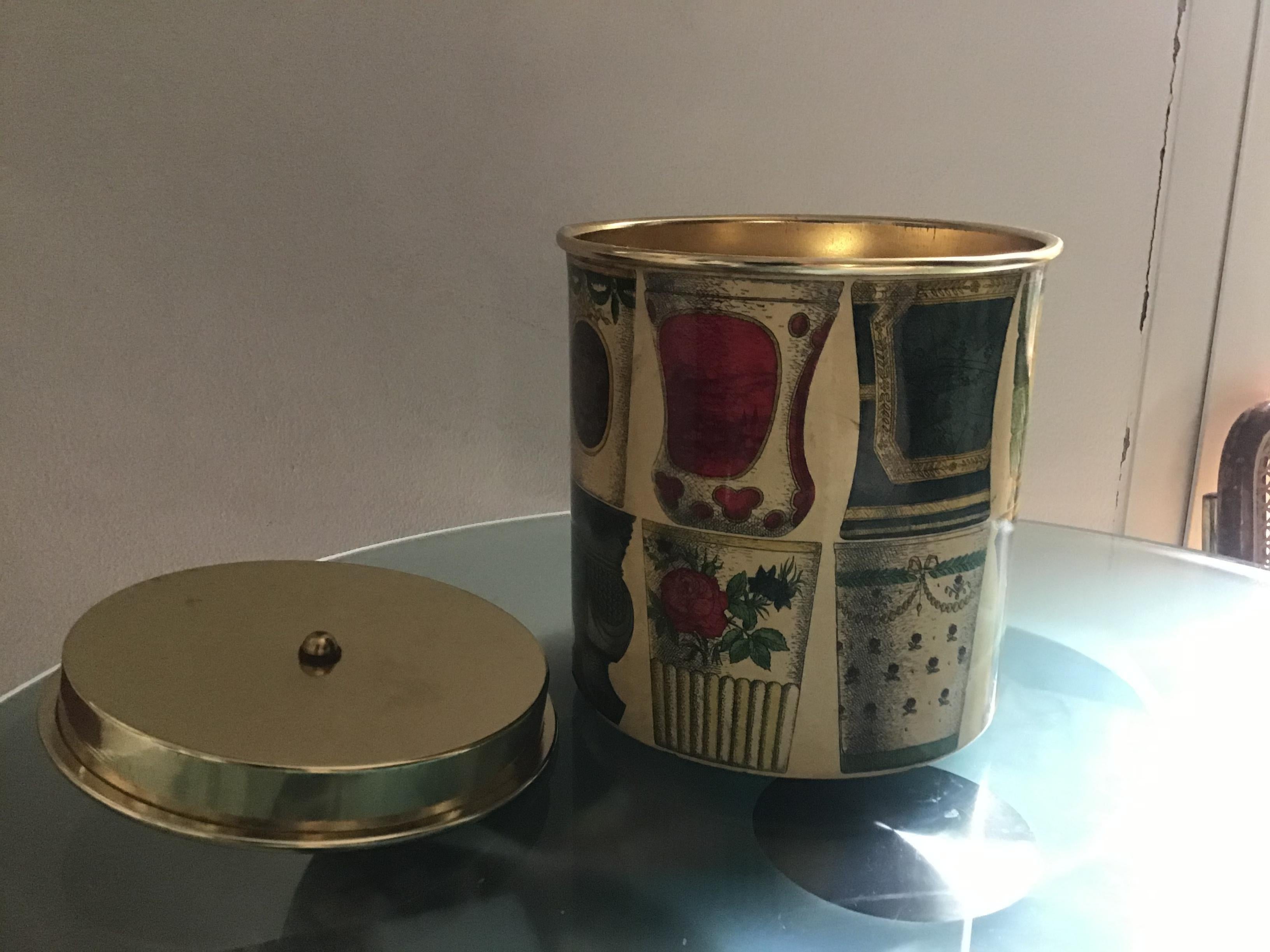 Piero Fornasetti Hice Holder Brass Metal, 1955, Italy For Sale 3