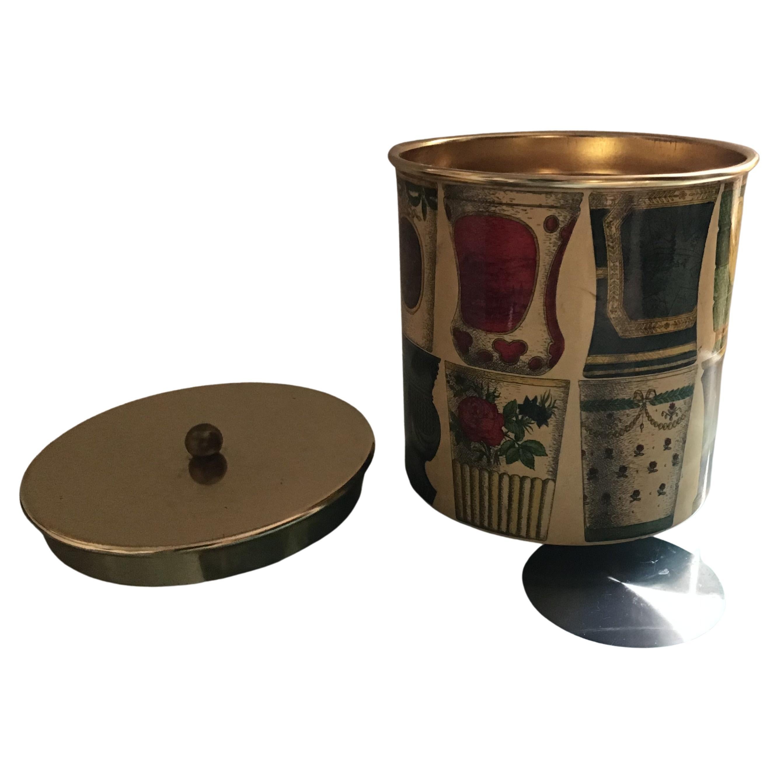 Piero Fornasetti Hice Holder Brass Metal, 1955, Italy For Sale