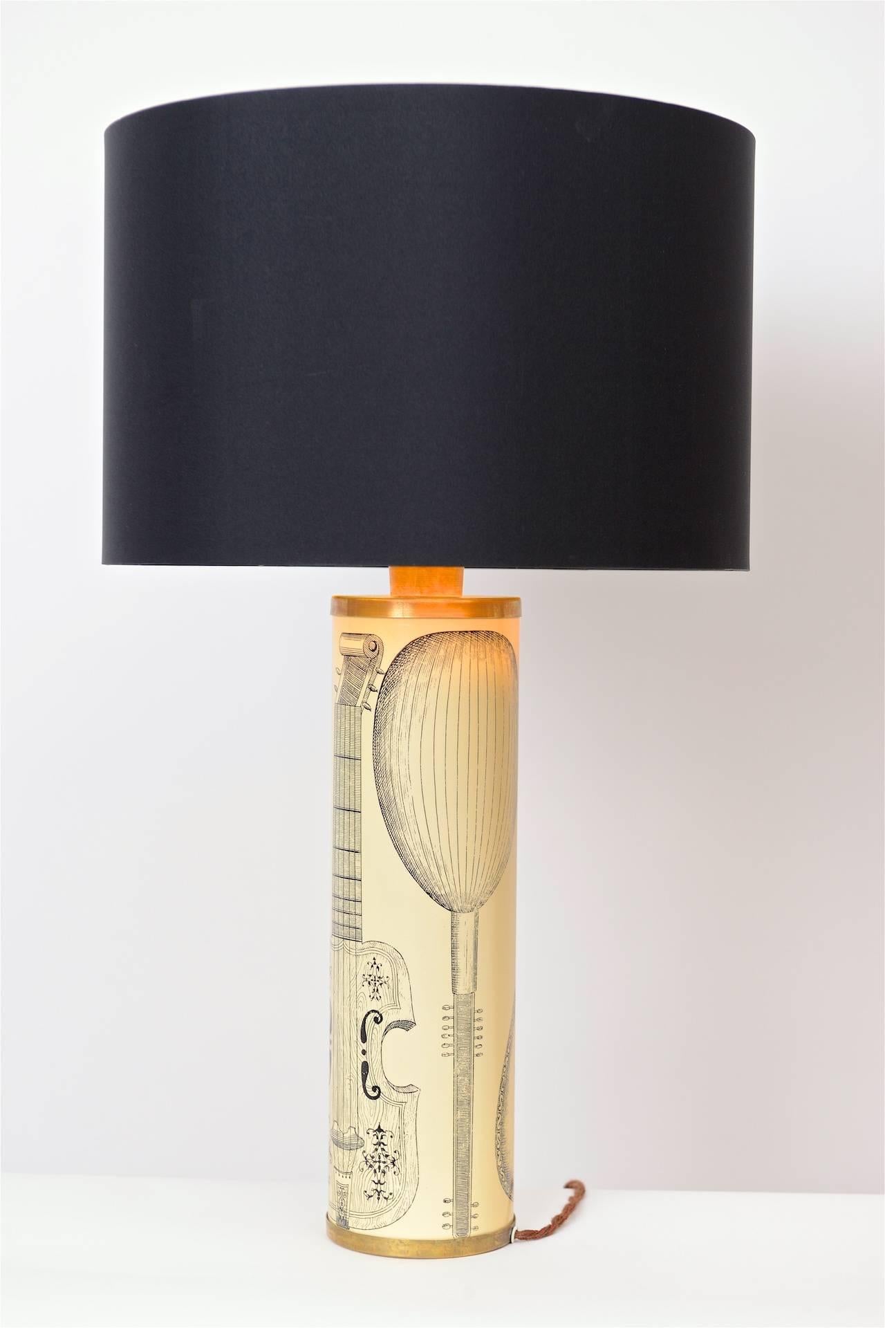 Mid-Century Modern Piero Fornasetti ‘Instrumenti’ Table Lamp, circa 1950