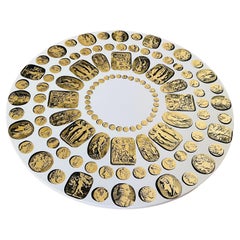 Piero Fornasetti Italienischer Cameo Medaillon Couchtisch