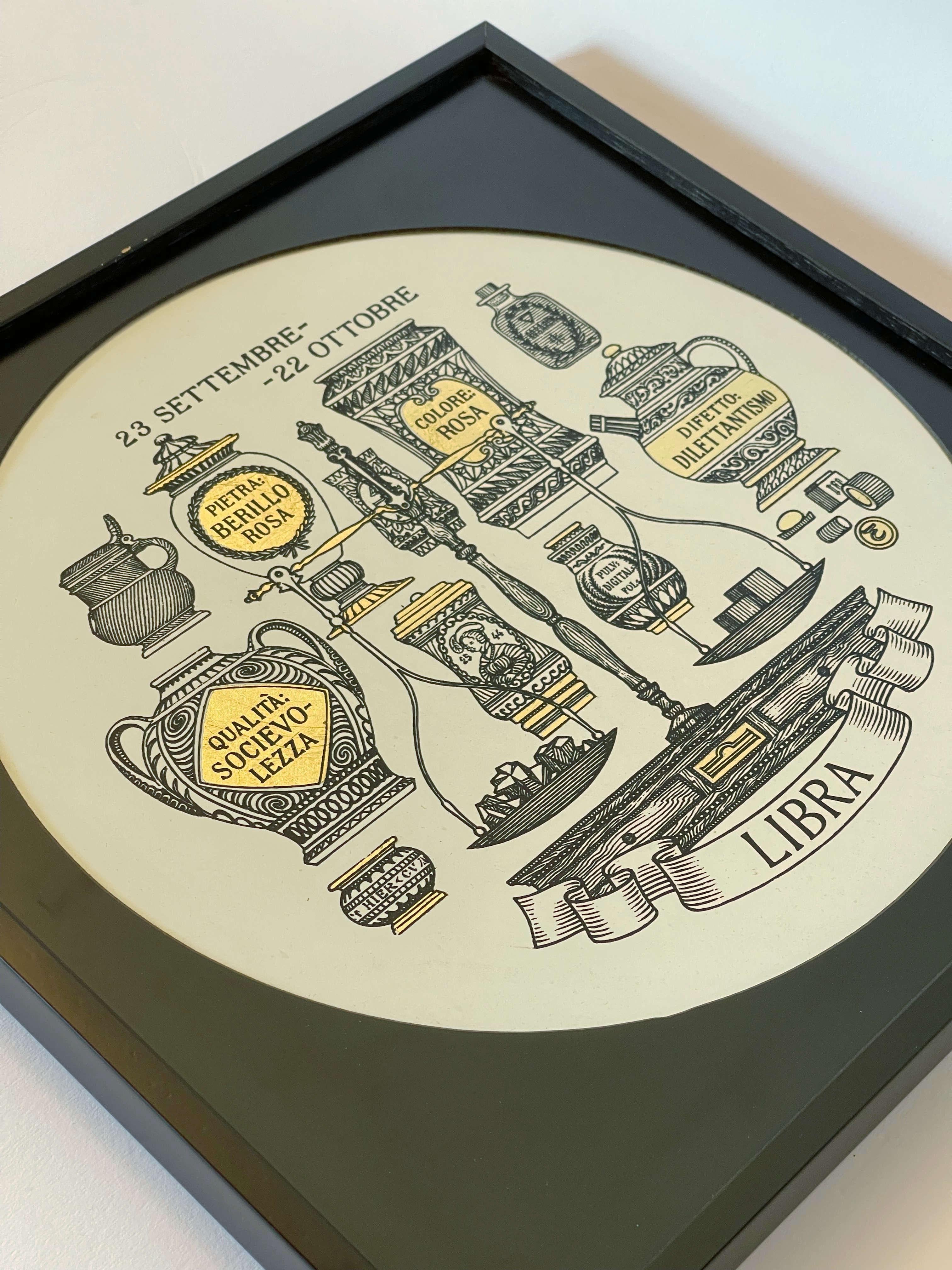 FORNASETTI Zodiac Libra-Druck (20. Jahrhundert) im Angebot