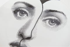 Piero Fornasetti Midcentury ‘Tema E Varazioni’ Lina Plate, circa 1960