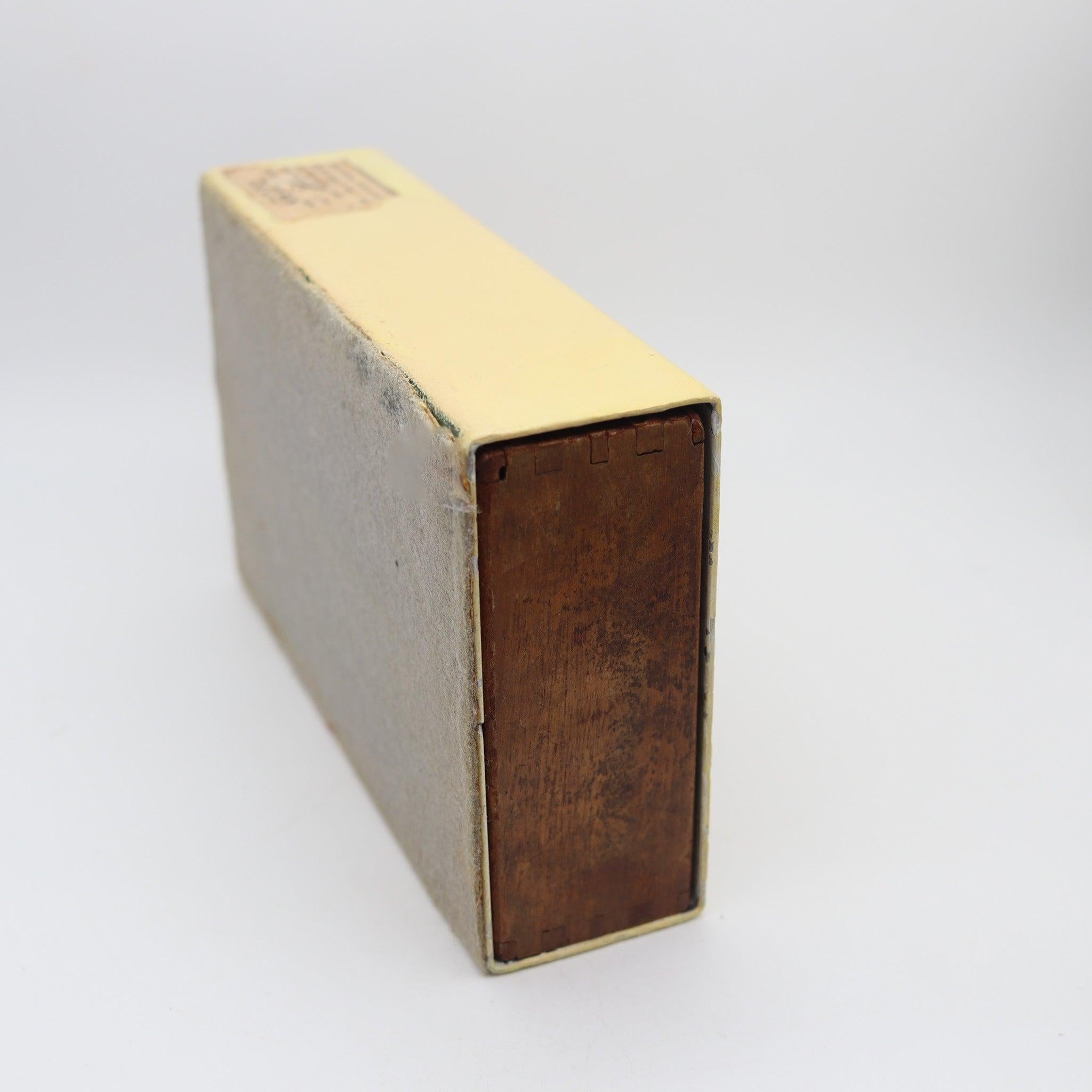 PIERO FORNASETTI Milano 1960 Enameled Sliding Box With Racing Car & Horse In Good Condition For Sale In Miami, FL