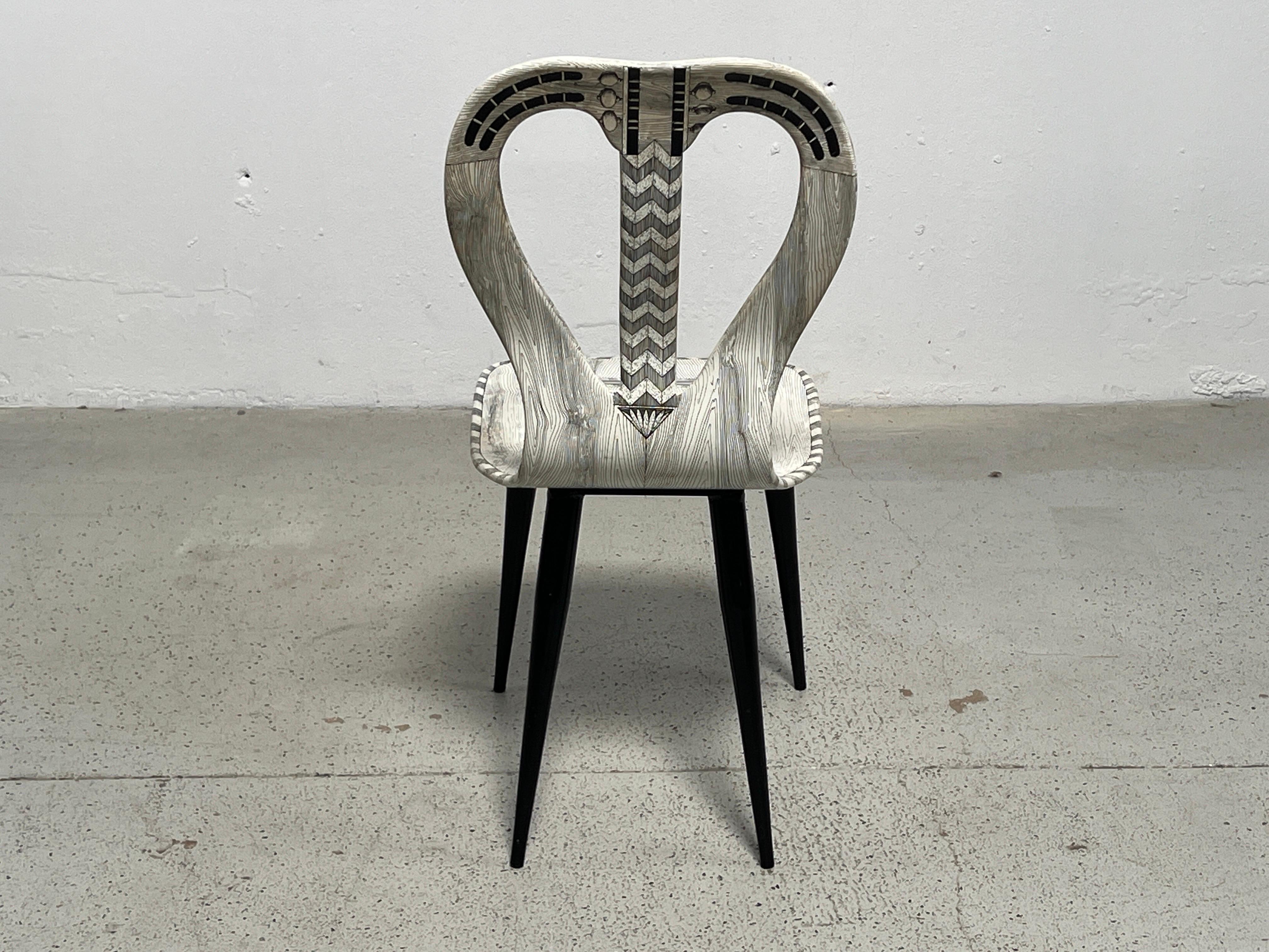 Piero Fornasetti Musicale chair For Sale 9