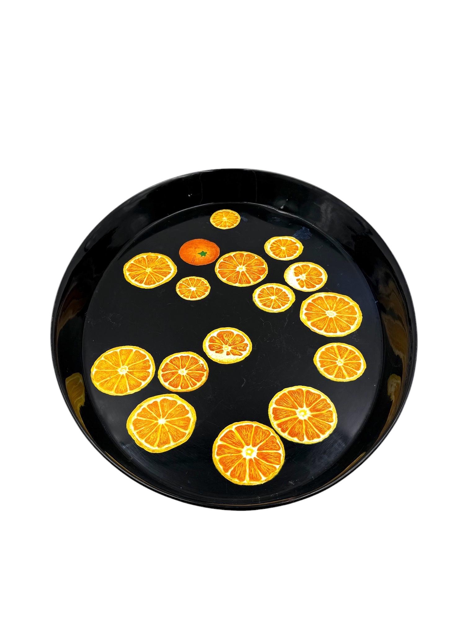 Piero Fornasetti, Oranges Tray, Atelier Fornasetti, ca. 1955 in vendita 4