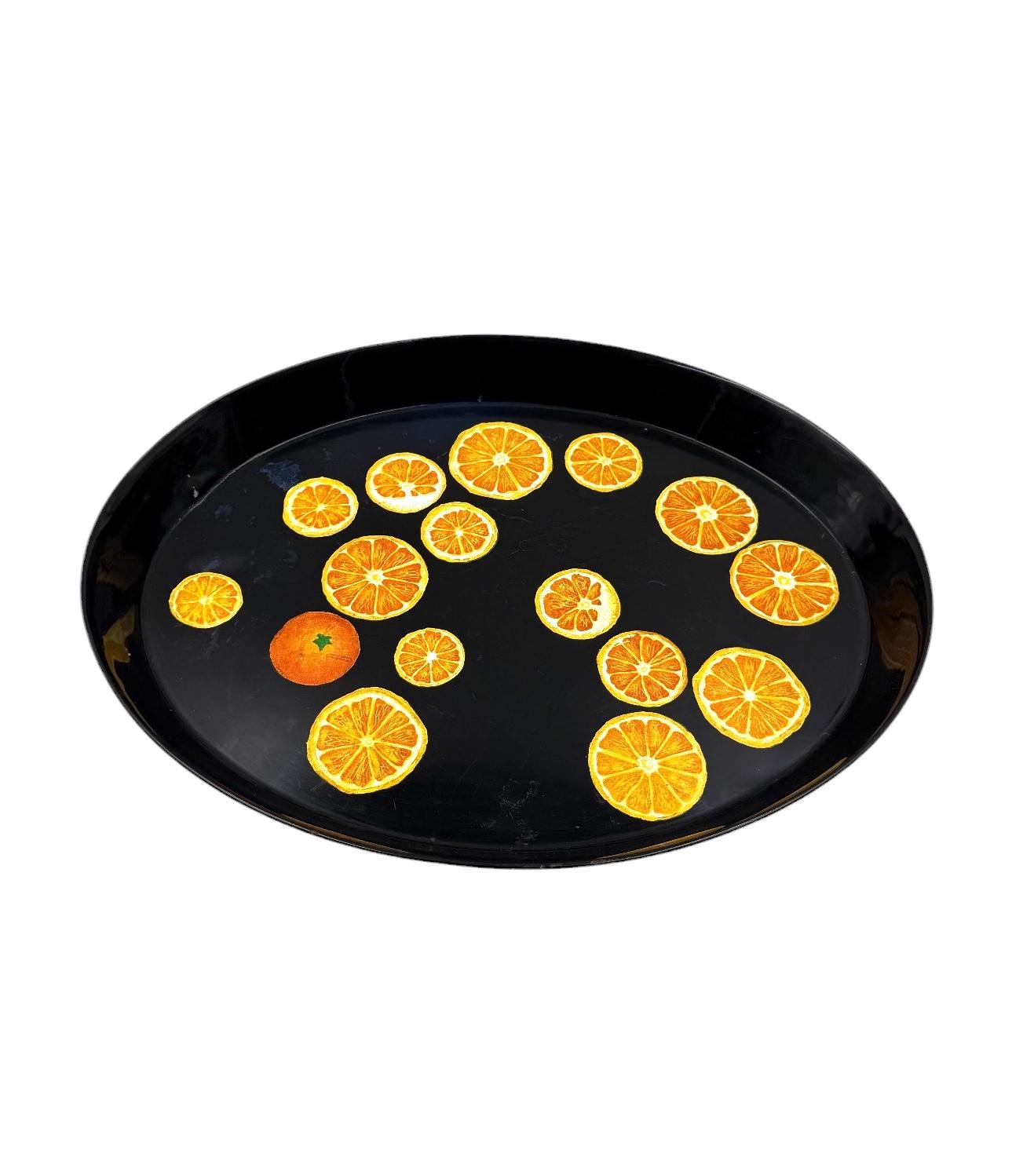 Piero Fornasetti, Oranges Tray, Atelier Fornasetti, ca. 1955 in vendita 10
