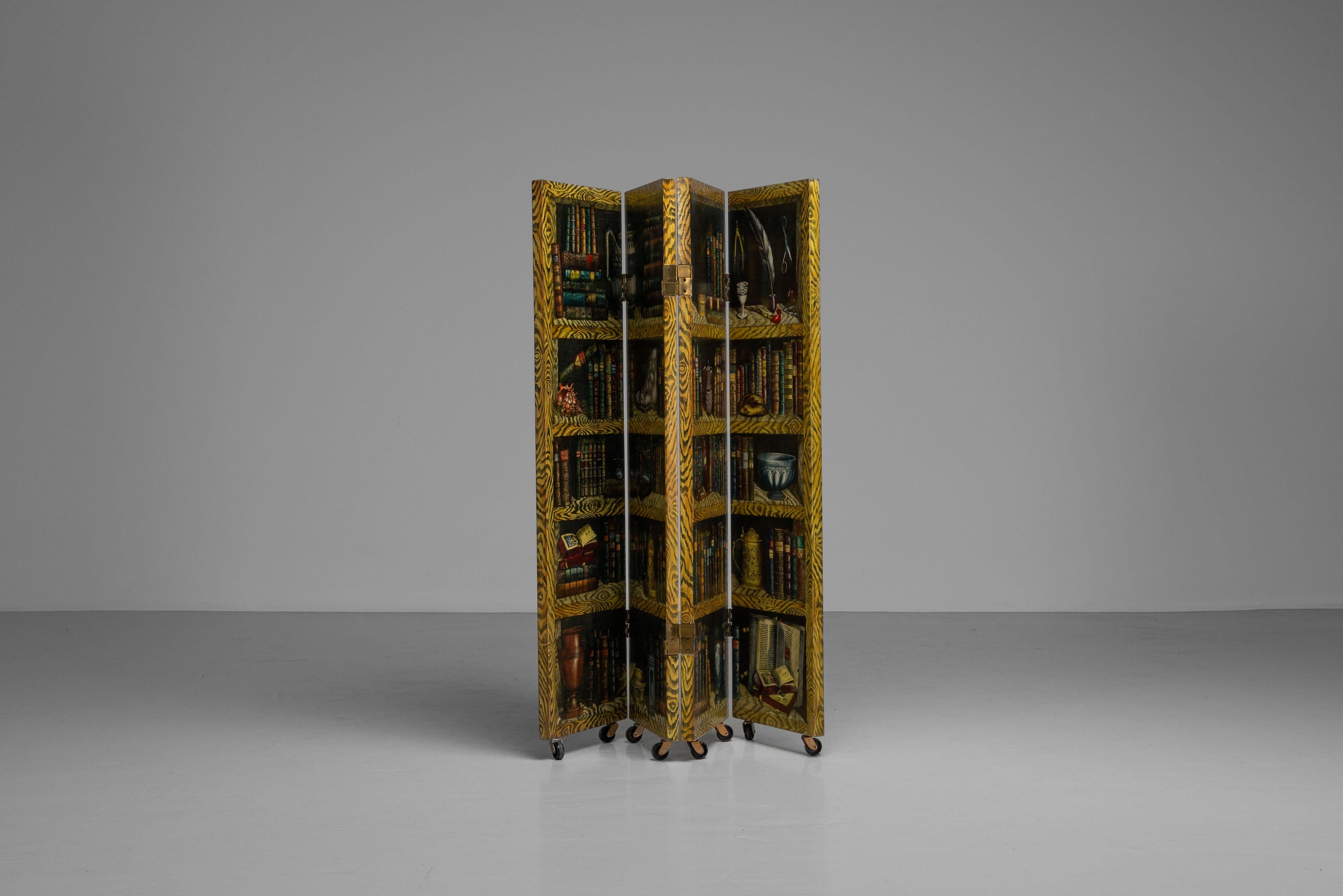 Piero Fornasetti paraventi screen Italy 1954 For Sale 3