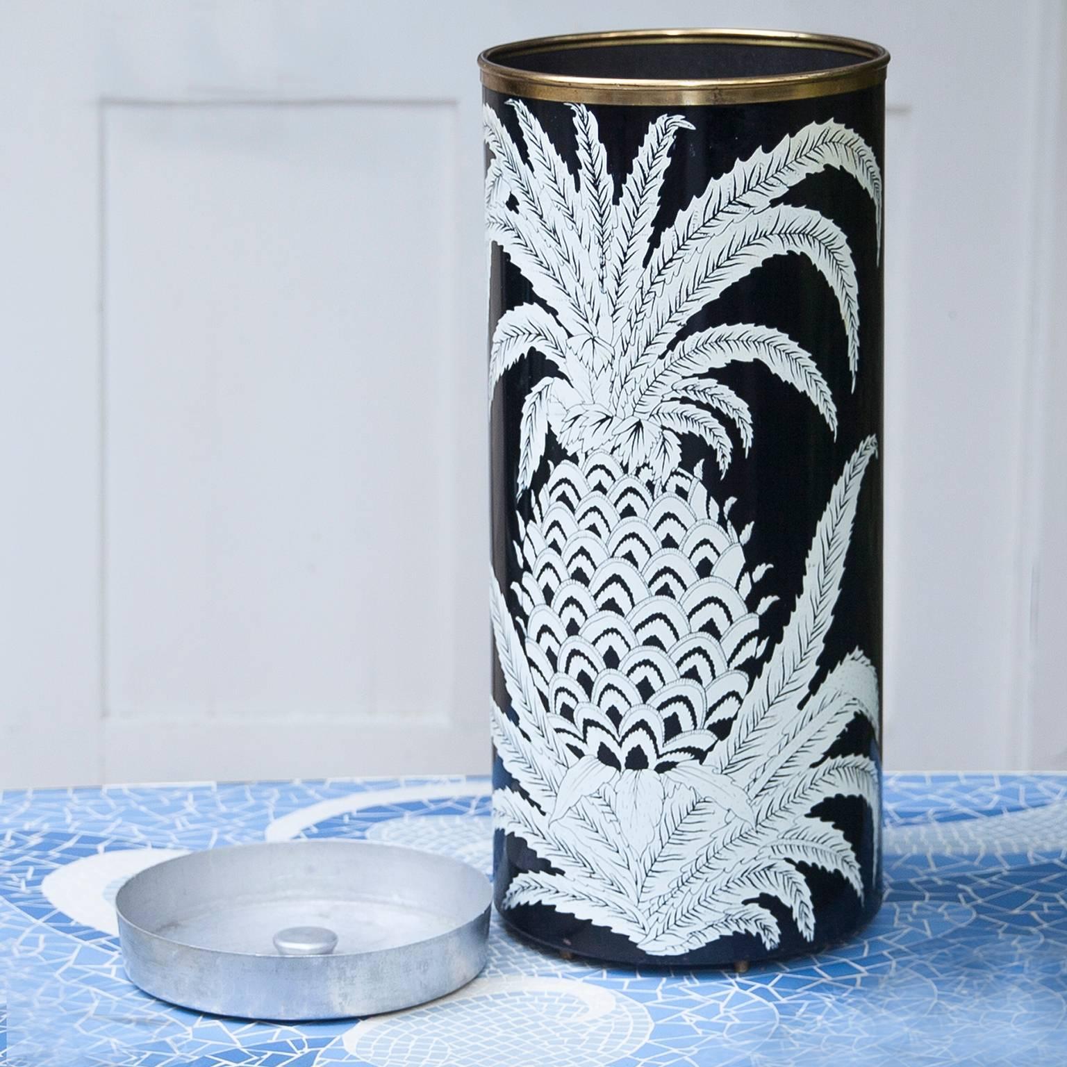 Piero Fornasetti Pineapple Umbrella Stand, 1950s In Good Condition In Munich, DE