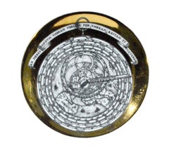 Piero Fornasetti Porcelain Astrolabe Plate, #5 in Series