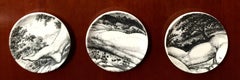 Piero Fornasetti Porcelain Coaster Reclining "Adam” 7 of 8, 1965, Mid-century