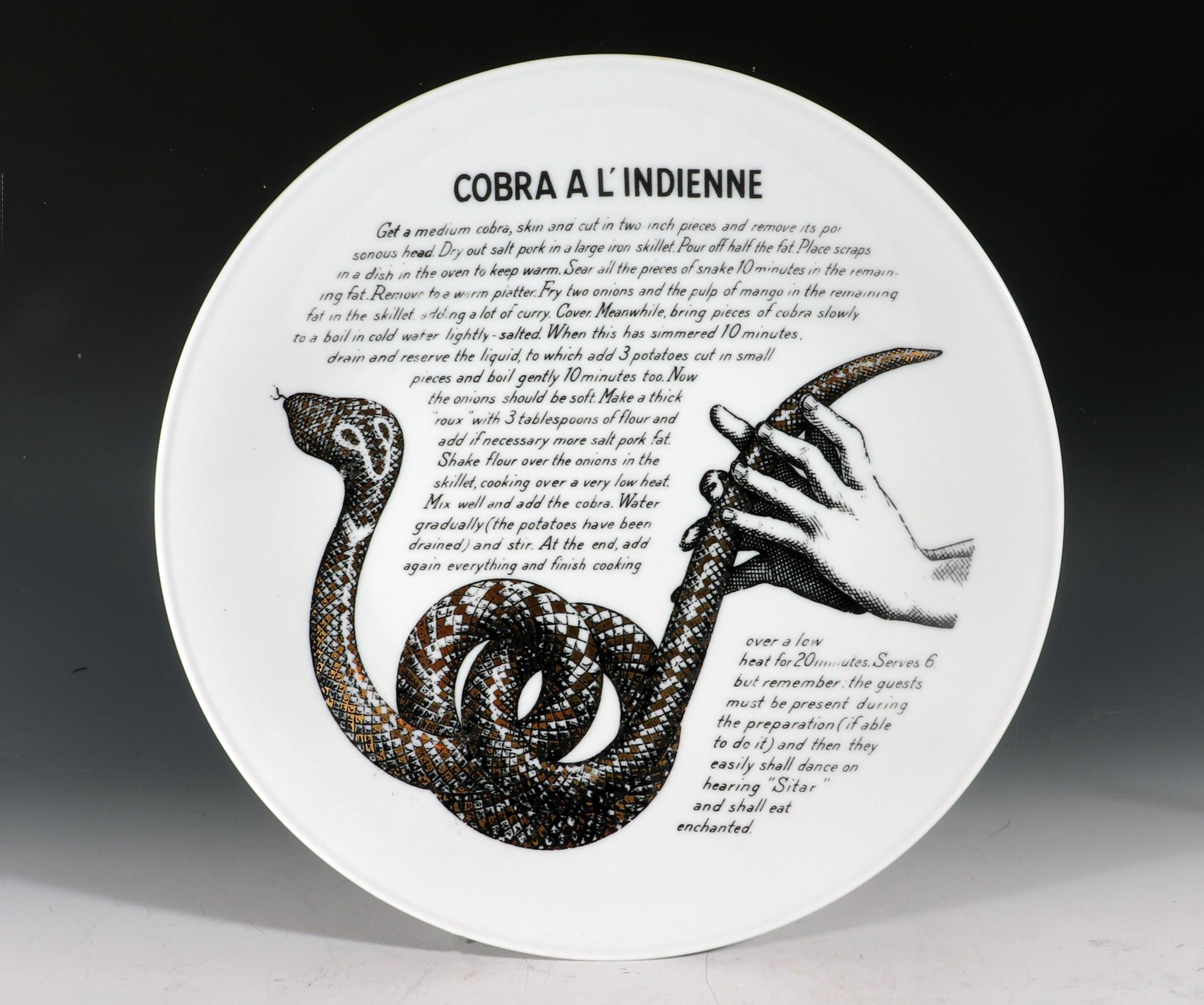 Piero Fornasetti Porcelain 