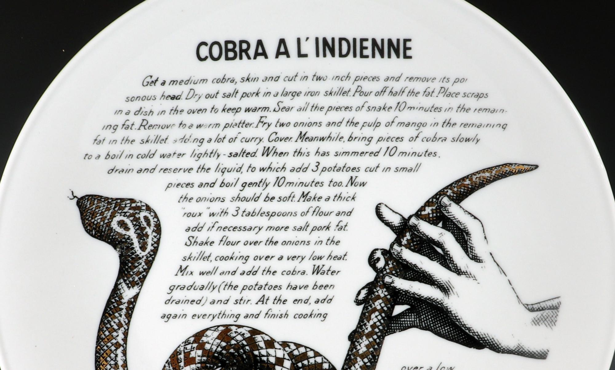 Piero Fornasetti Porcelain 